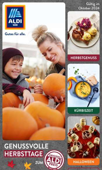 Prospekte ALDI SÜD - 1.10.2024 - 31.10.2024.