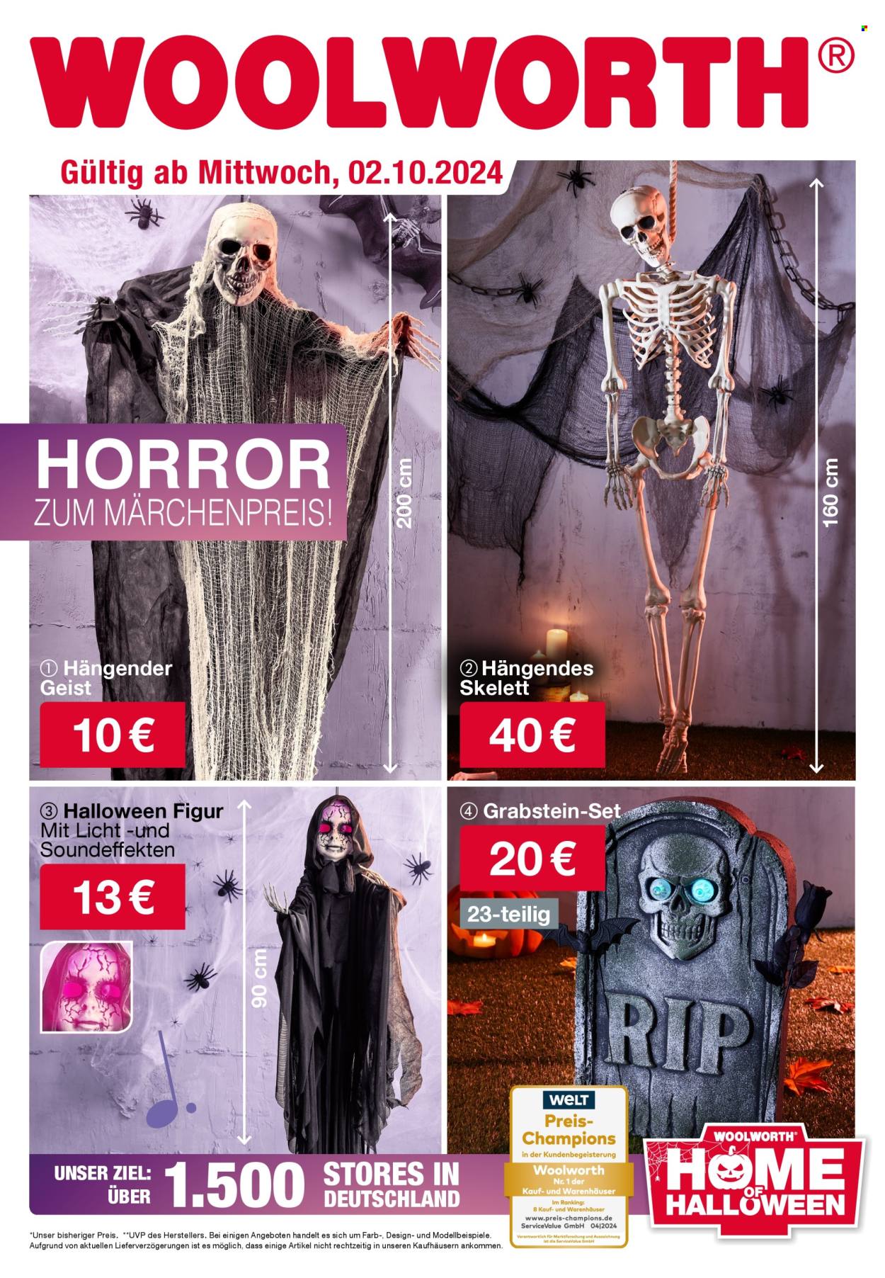 Woolworth Prospekte  - 2.10.2024 - 12.10.2024. Seite 1