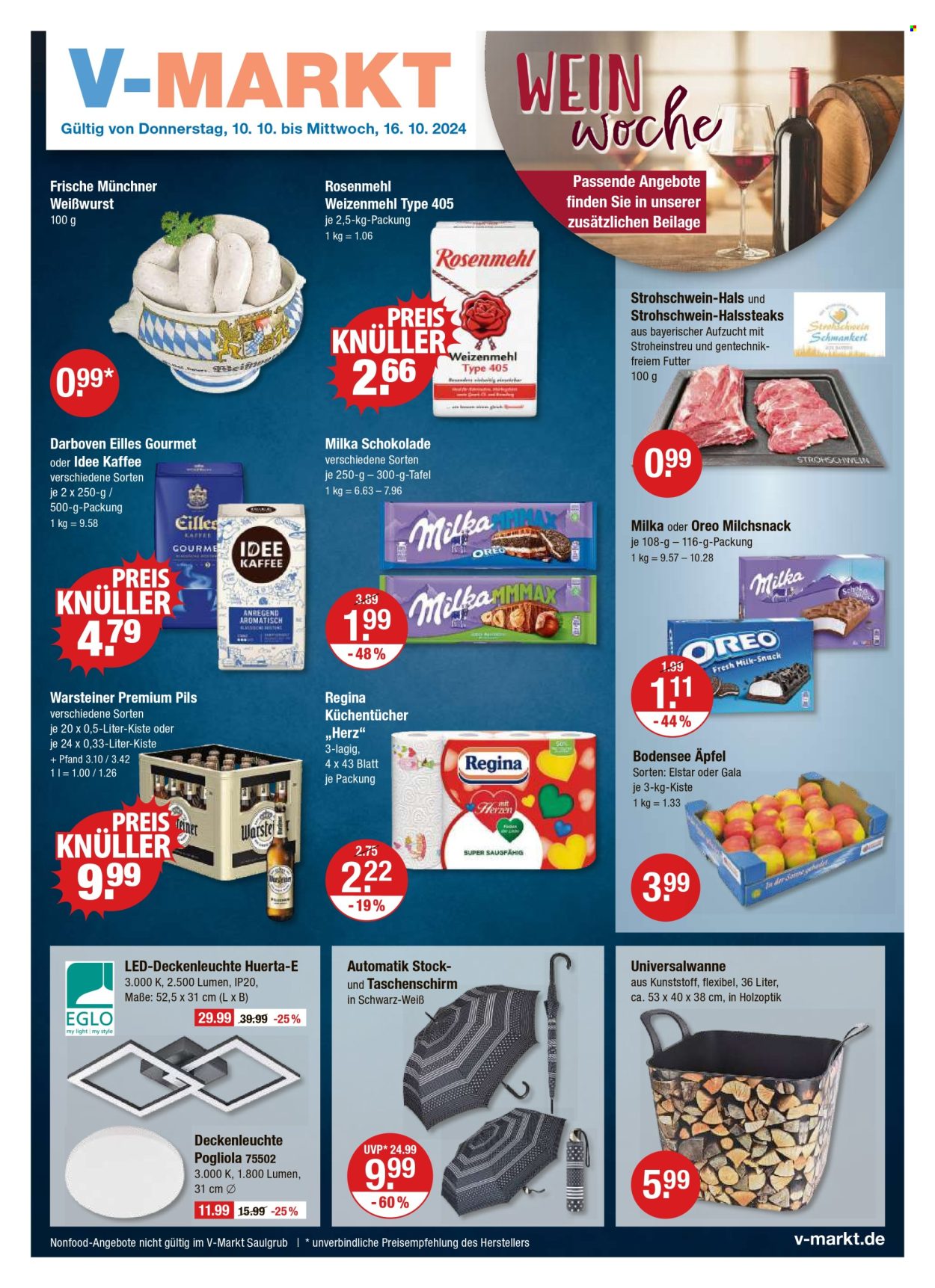 V-Markt Prospekte  - 10.10.2024 - 16.10.2024. Seite 1