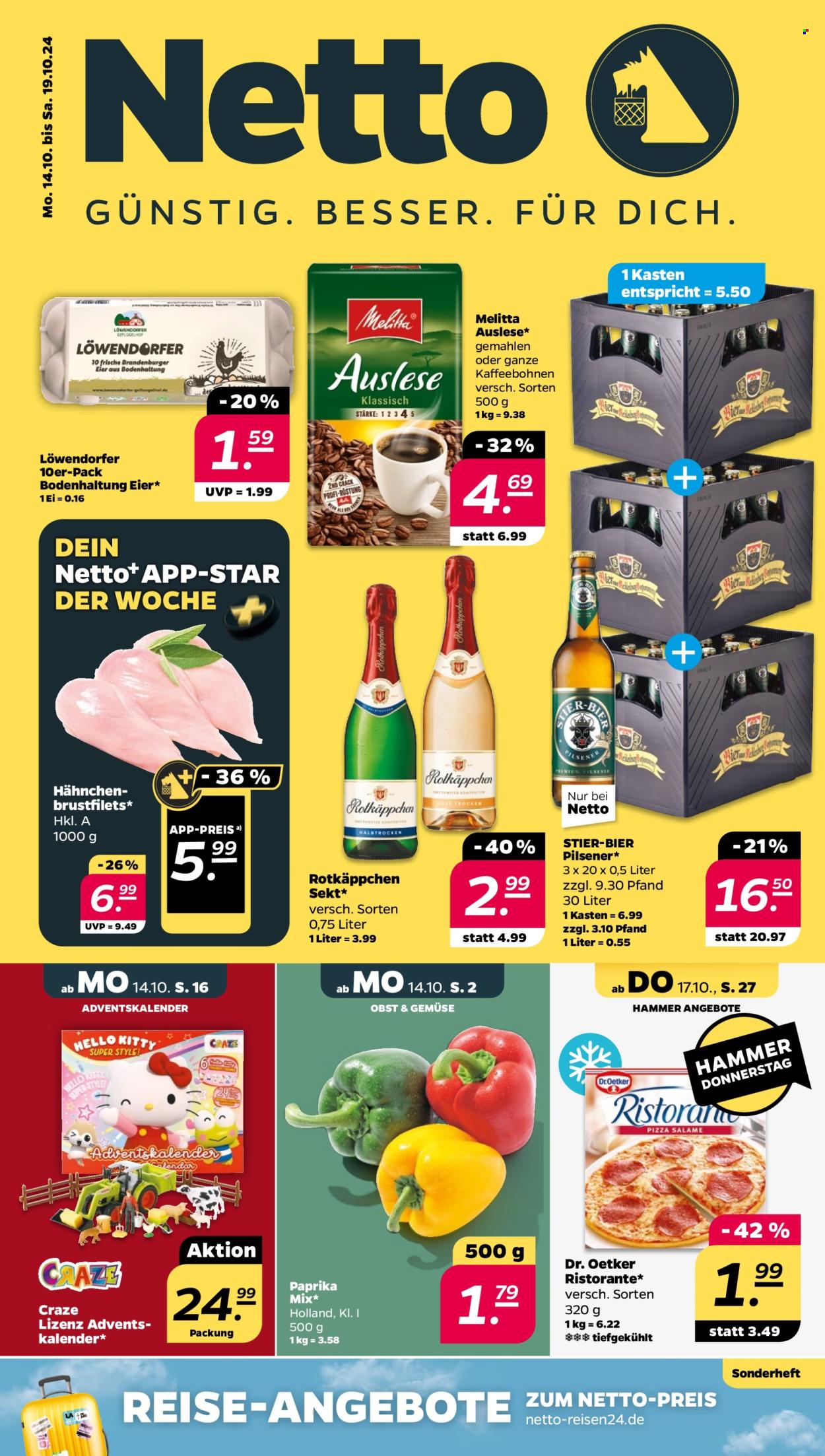 Netto Prospekte  - 14.10.2024 - 19.10.2024. Seite 1