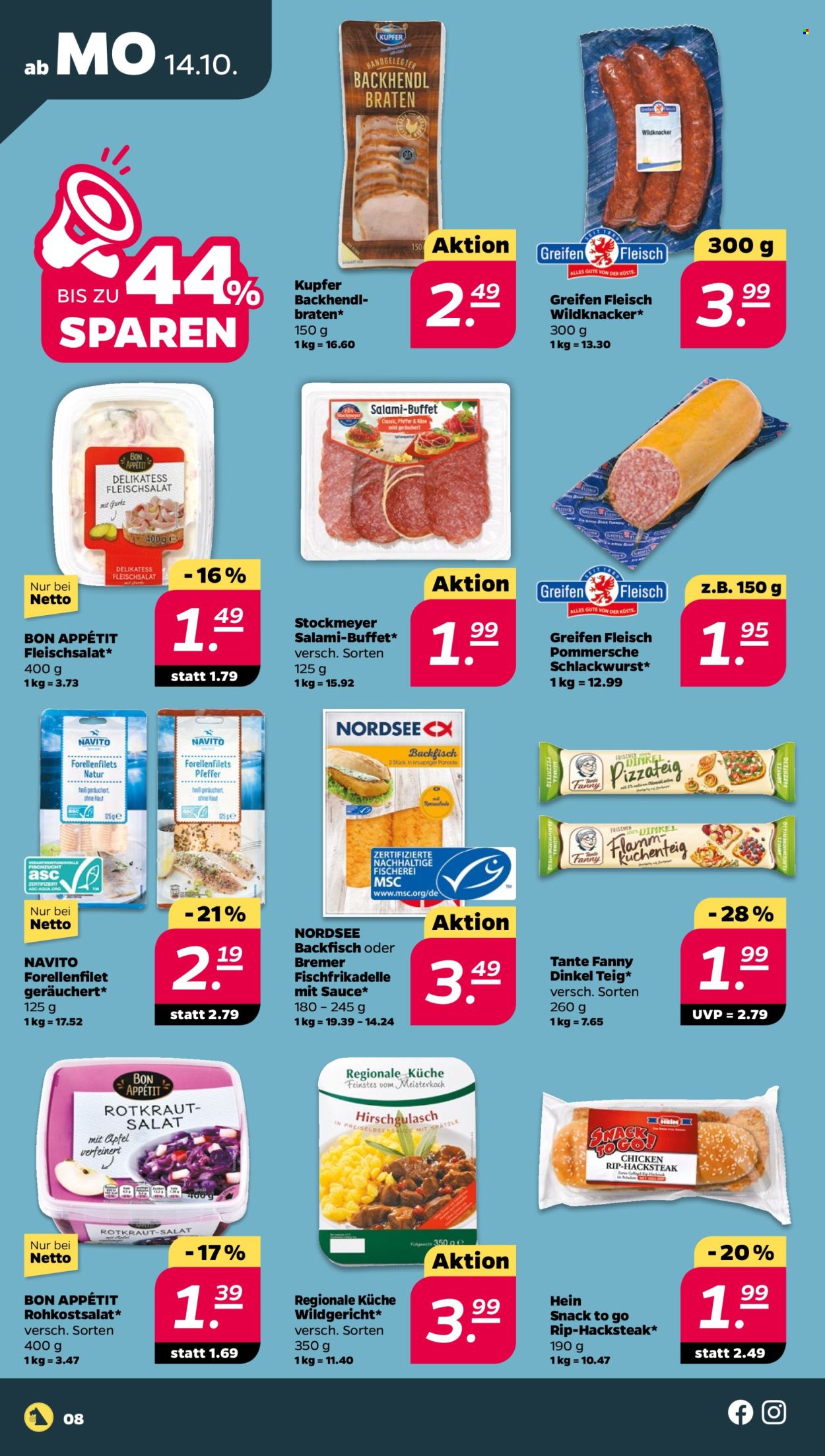 Netto Prospekte  - 14.10.2024 - 19.10.2024. Seite 8