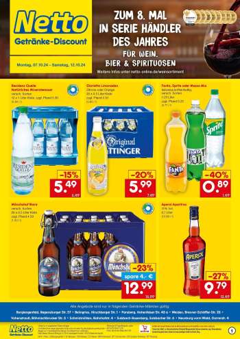 Prospekte Netto Marken-Discount - 7.10.2024 - 12.10.2024.