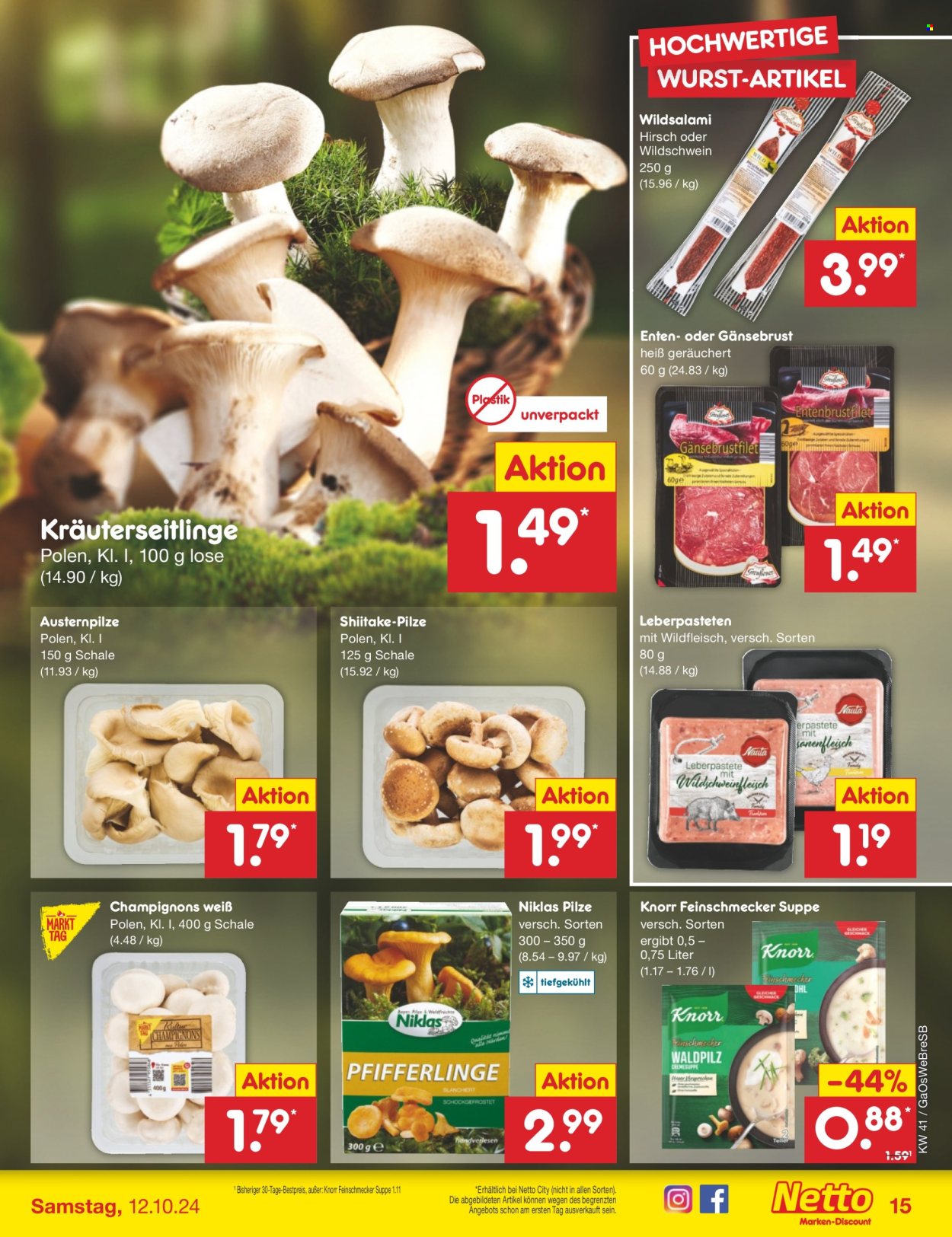 Netto Marken-Discount Prospekte  - 7.10.2024 - 12.10.2024. Seite 19
