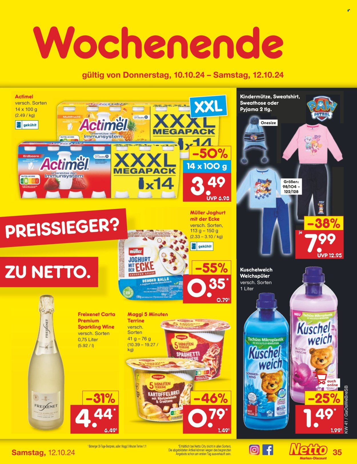 Netto Marken-Discount Prospekte  - 7.10.2024 - 12.10.2024. Seite 44