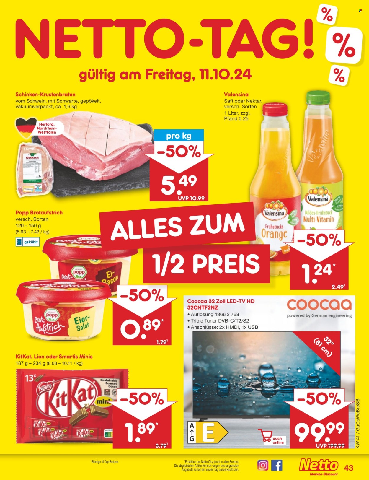Netto Marken-Discount Prospekte  - 7.10.2024 - 12.10.2024. Seite 53