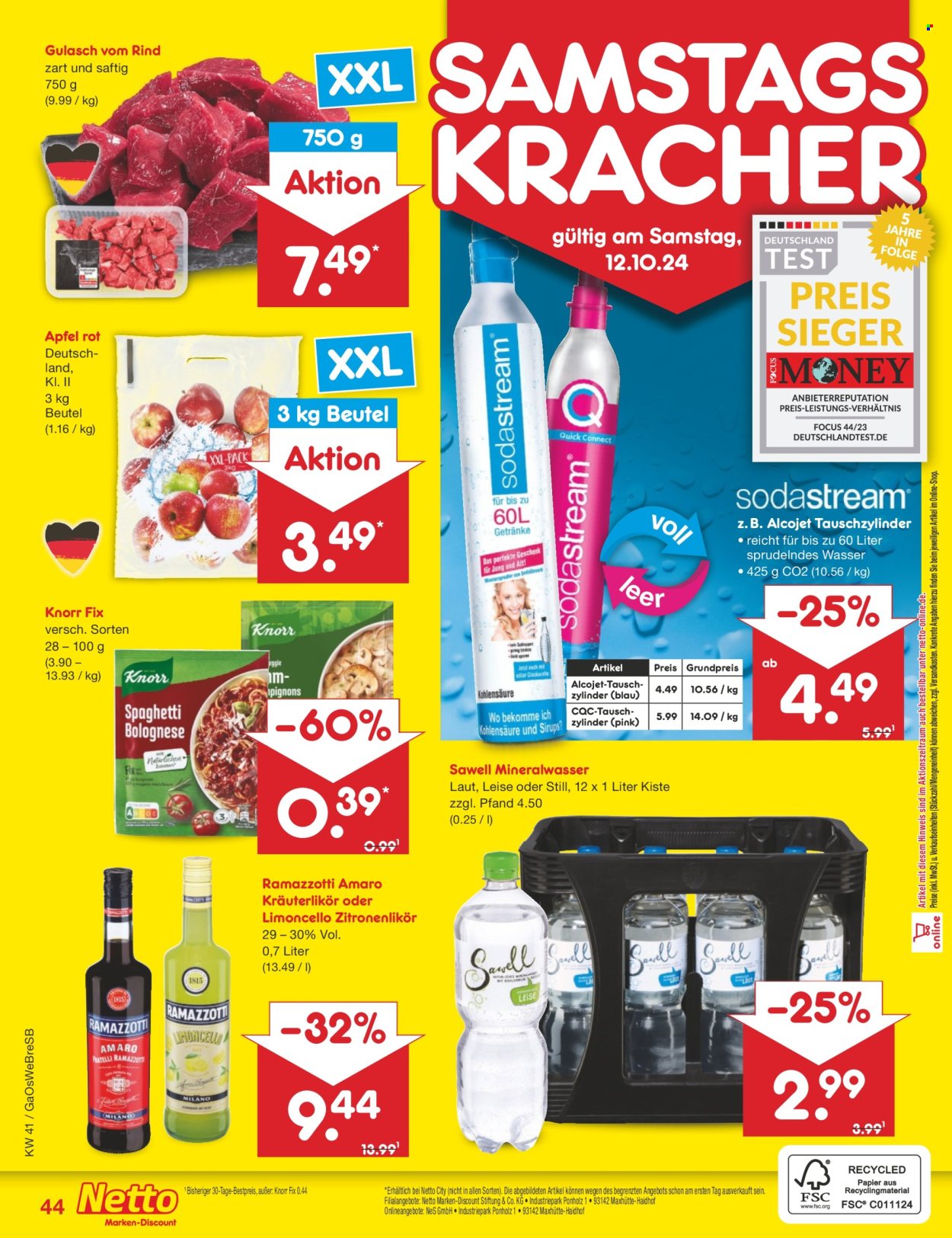 Netto Marken-Discount Prospekte  - 7.10.2024 - 12.10.2024. Seite 54