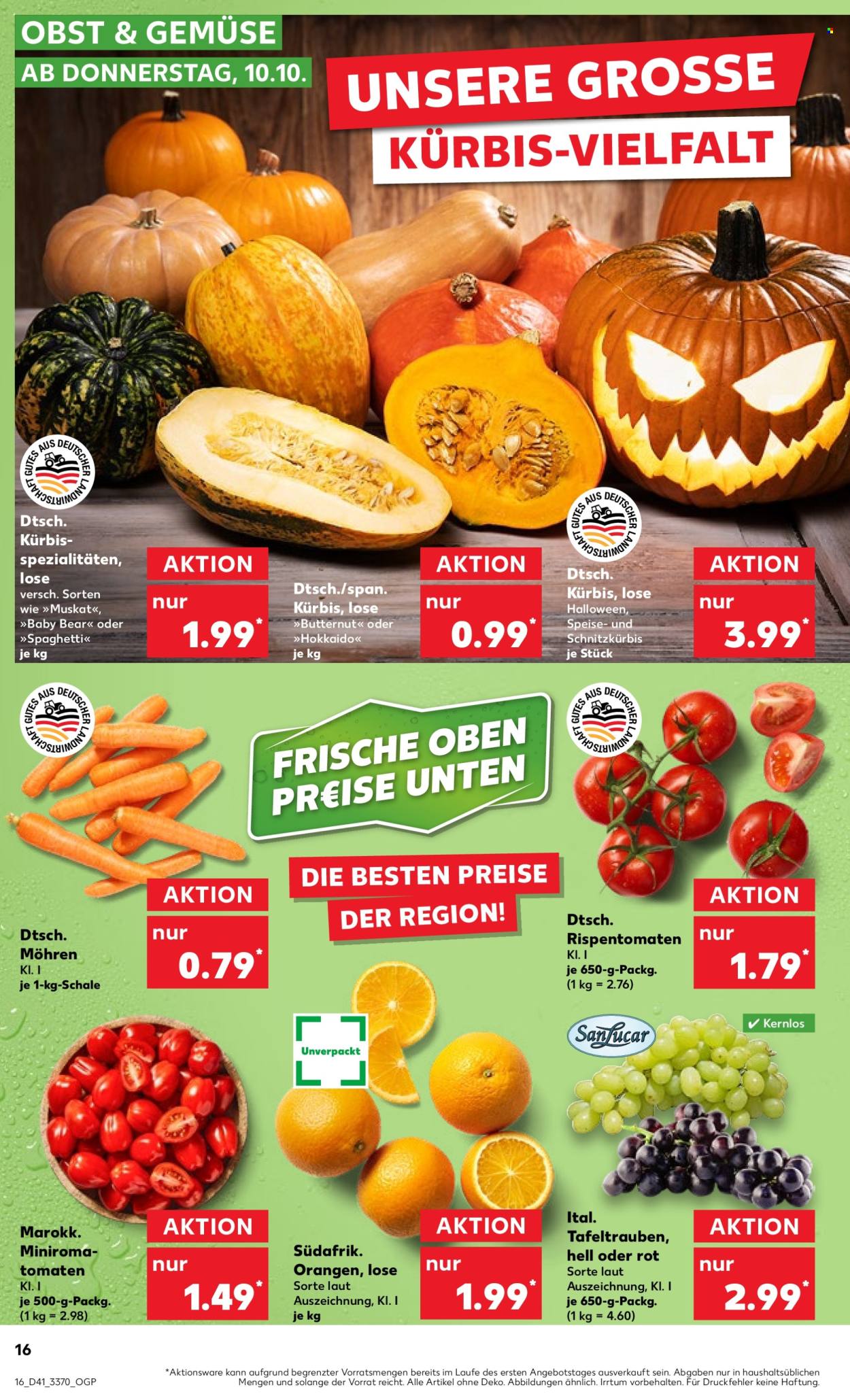 Kaufland Prospekte  - 10.10.2024 - 16.10.2024. Seite 16