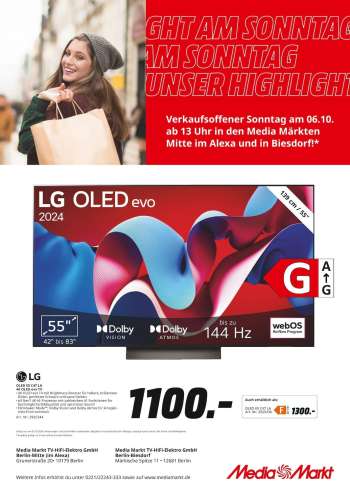 Prospekte MediaMarkt - 6.10.2024 - 6.10.2024.