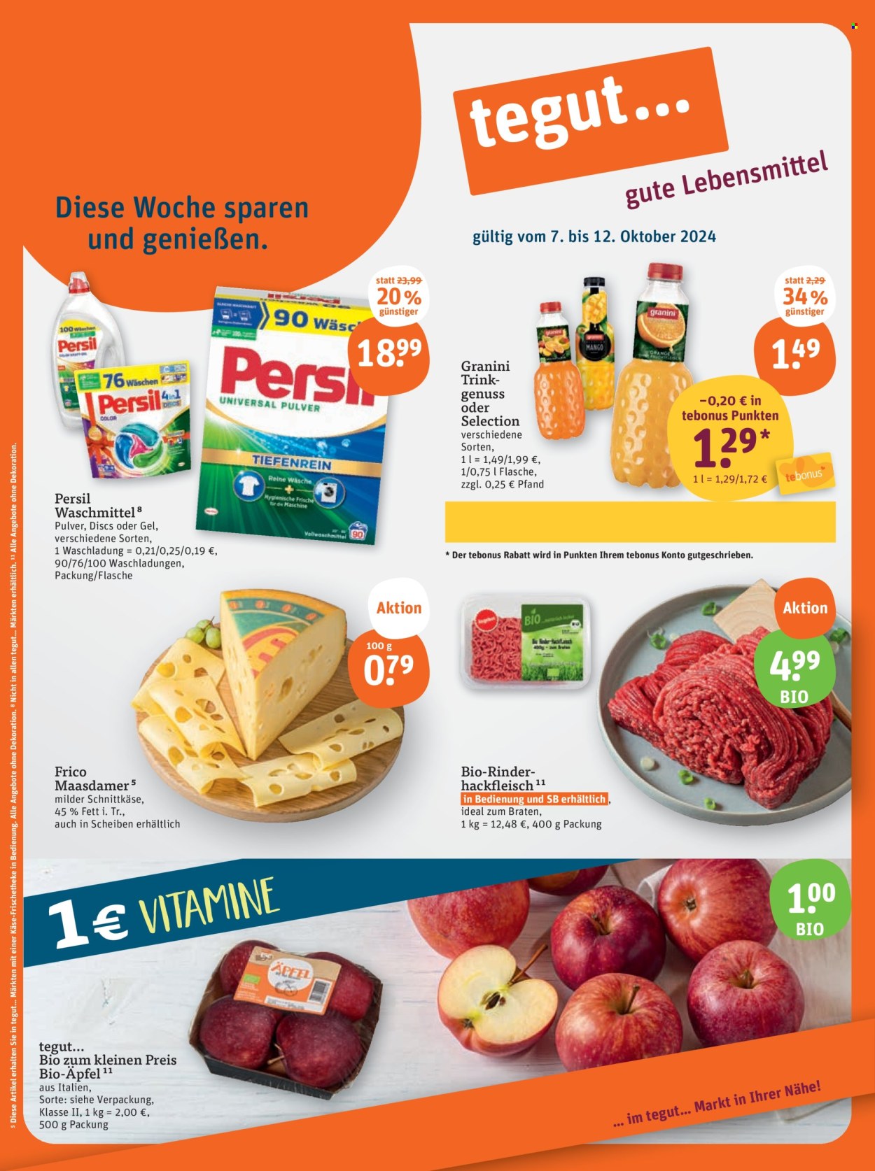 tegut... Prospekte  - 7.10.2024 - 12.10.2024. Seite 3