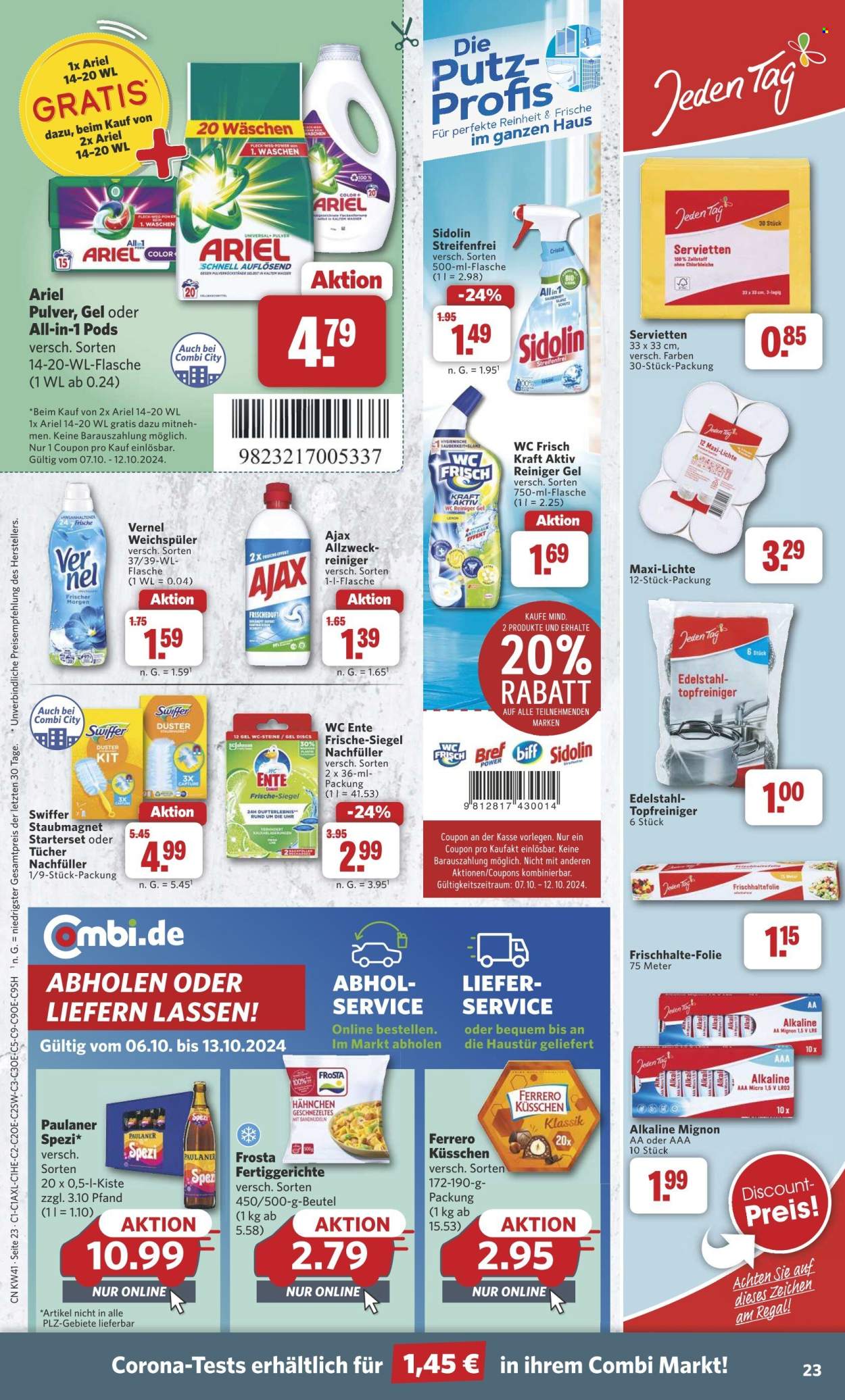 Combi Prospekte  - 7.10.2024 - 12.10.2024. Seite 23