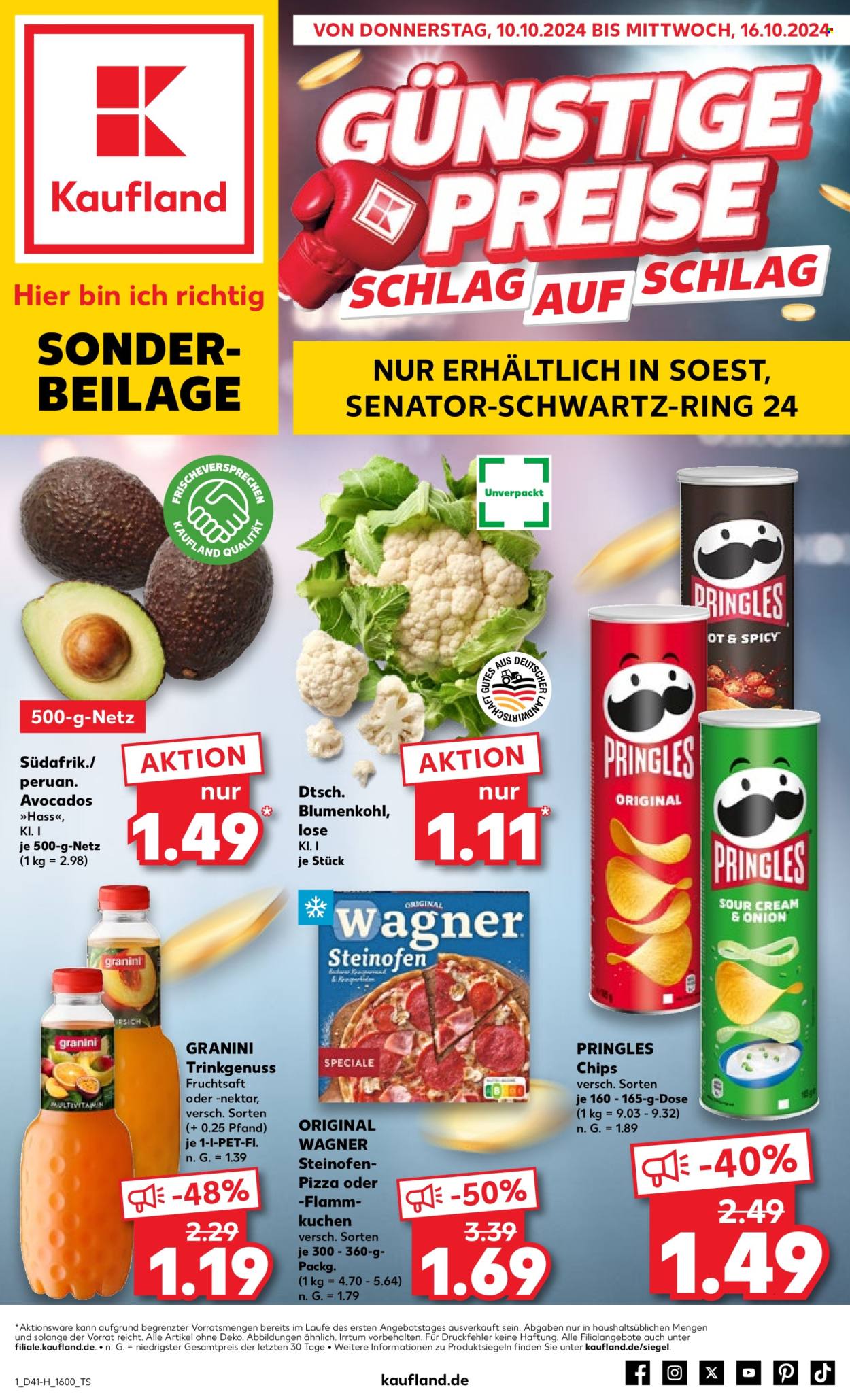 Kaufland Prospekte  - 10.10.2024 - 16.10.2024. Seite 1