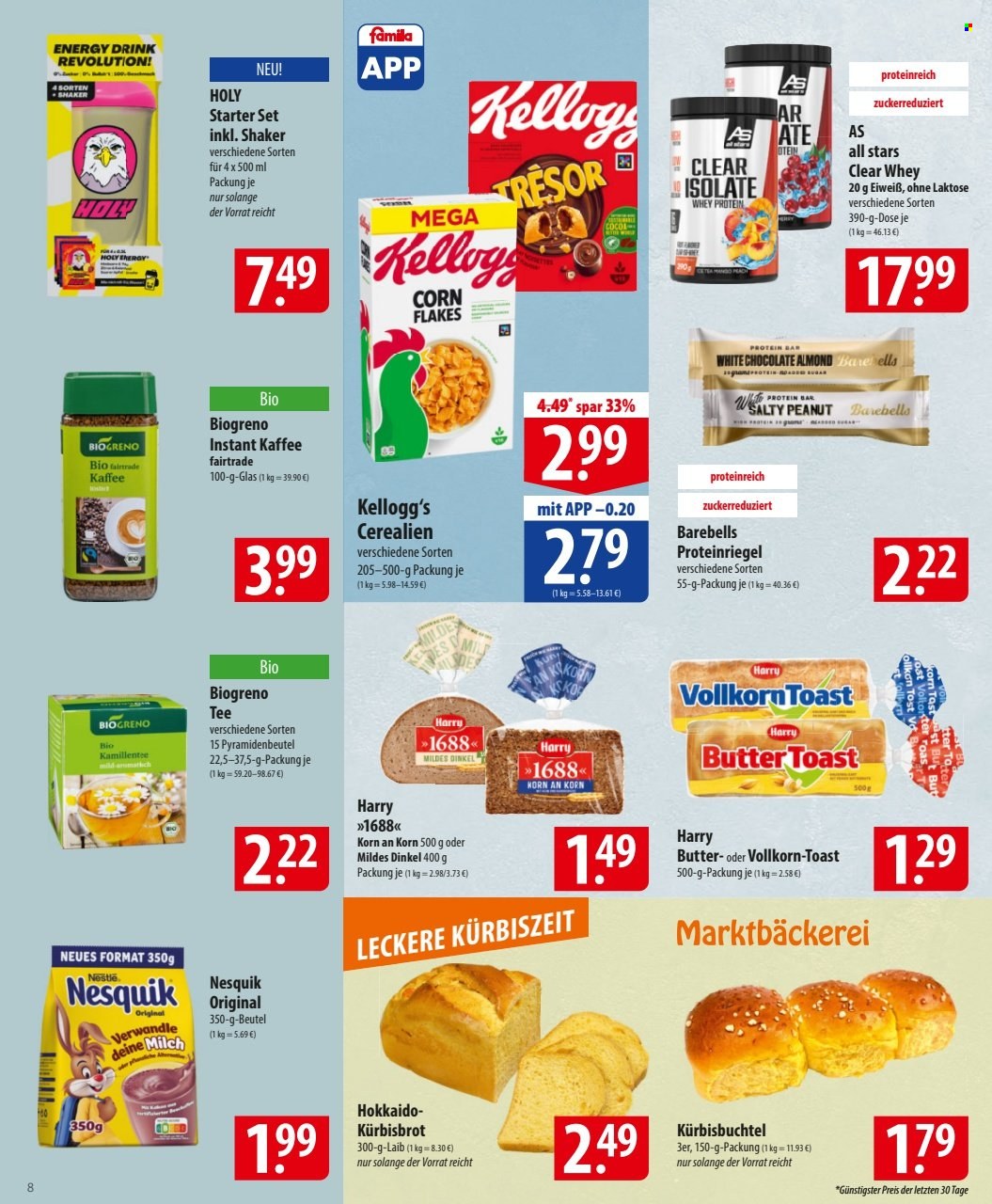 famila Prospekte  - 7.10.2024 - 12.10.2024. Seite 8