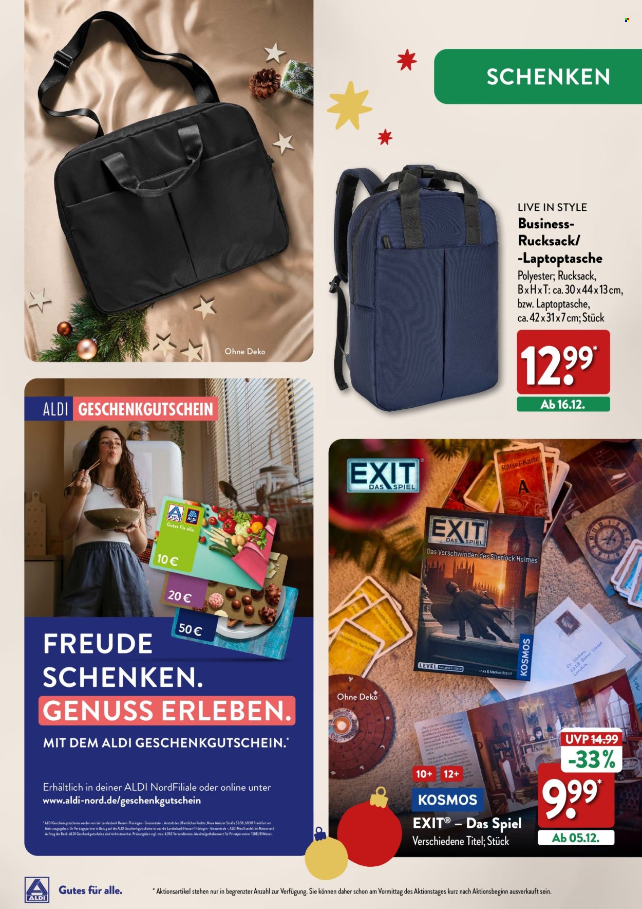 ALDI Nord Prospekte  - 17.10.2024 - 16.12.2024. Seite 27