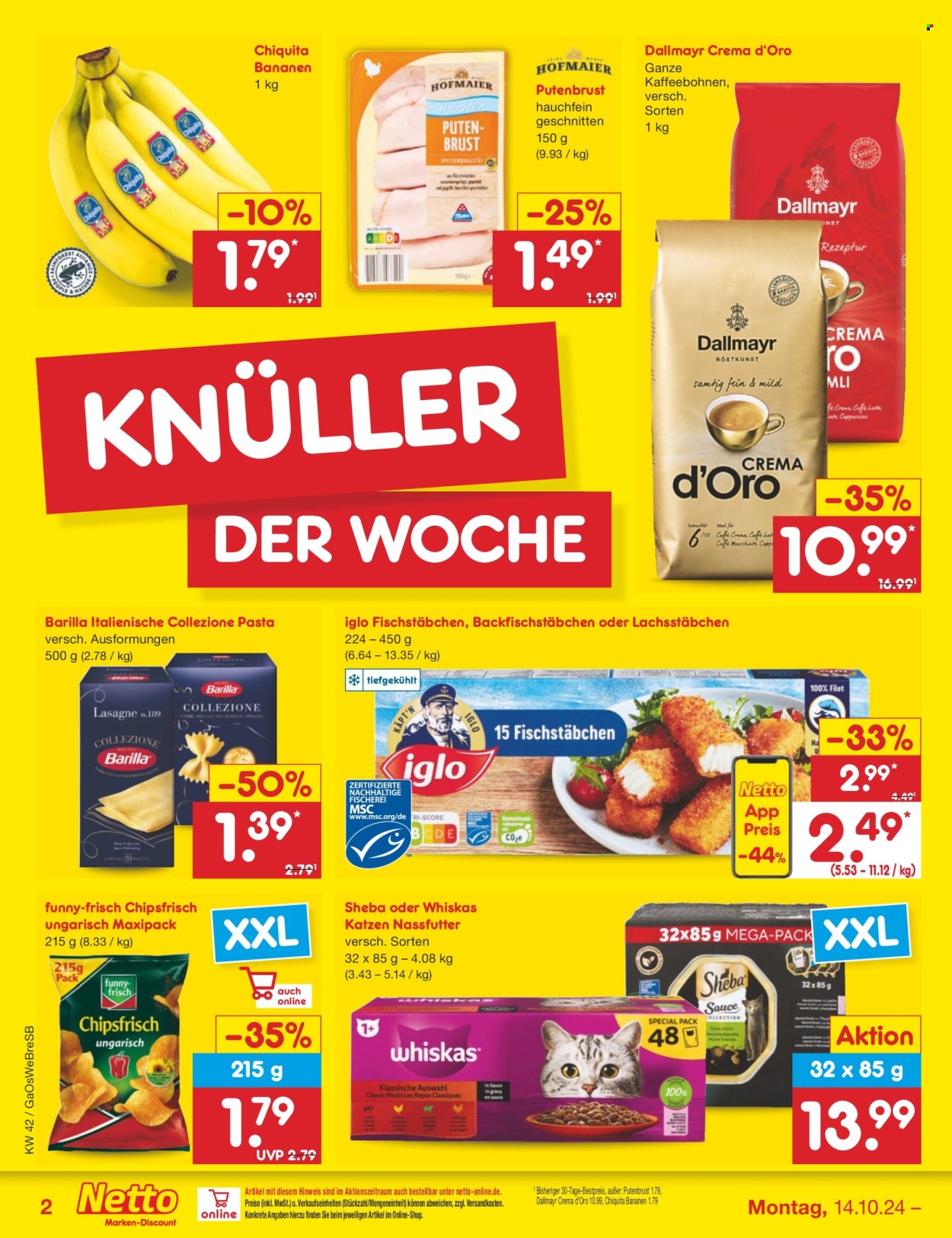 Netto Marken-Discount Prospekte  - 14.10.2024 - 19.10.2024. Seite 2