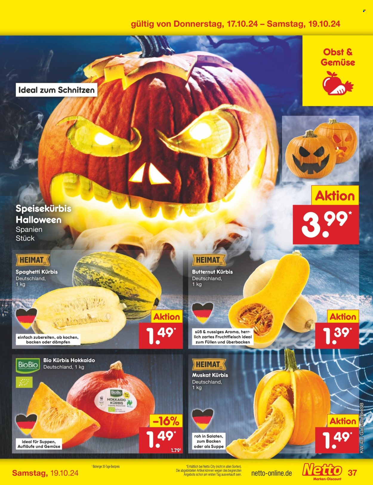 Netto Marken-Discount Prospekte  - 14.10.2024 - 19.10.2024. Seite 45