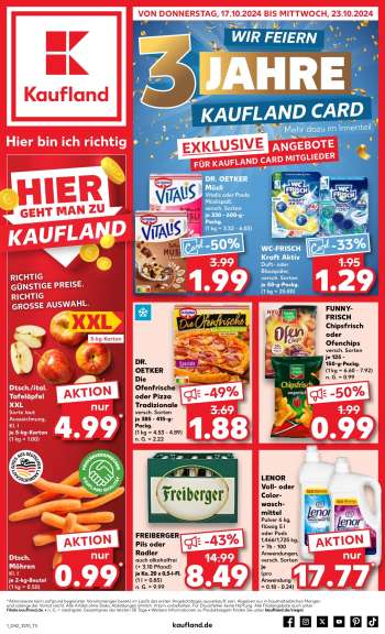Prospekte Kaufland - 17.10.2024 - 23.10.2024.
