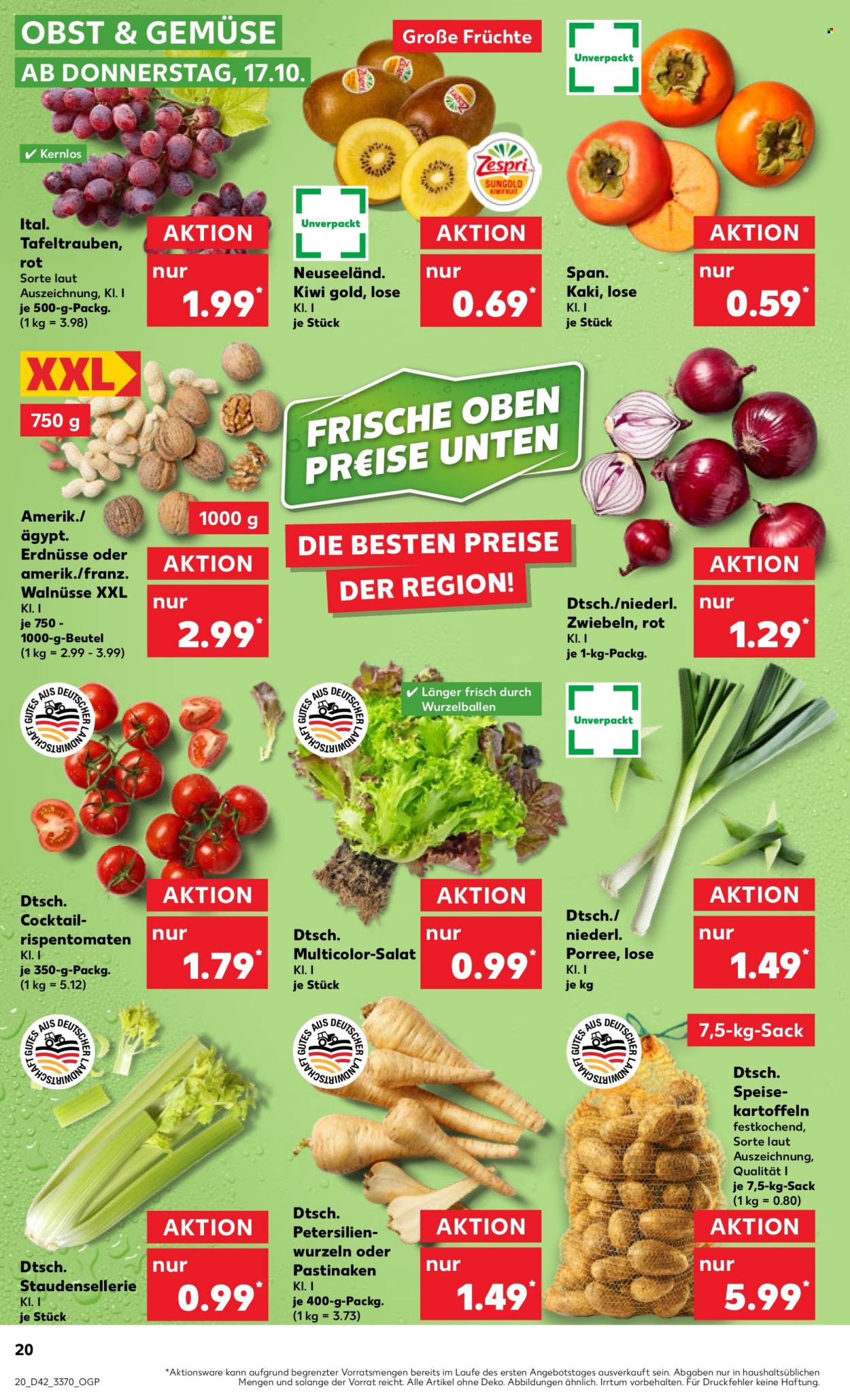 Kaufland Prospekte  - 17.10.2024 - 23.10.2024. Seite 20