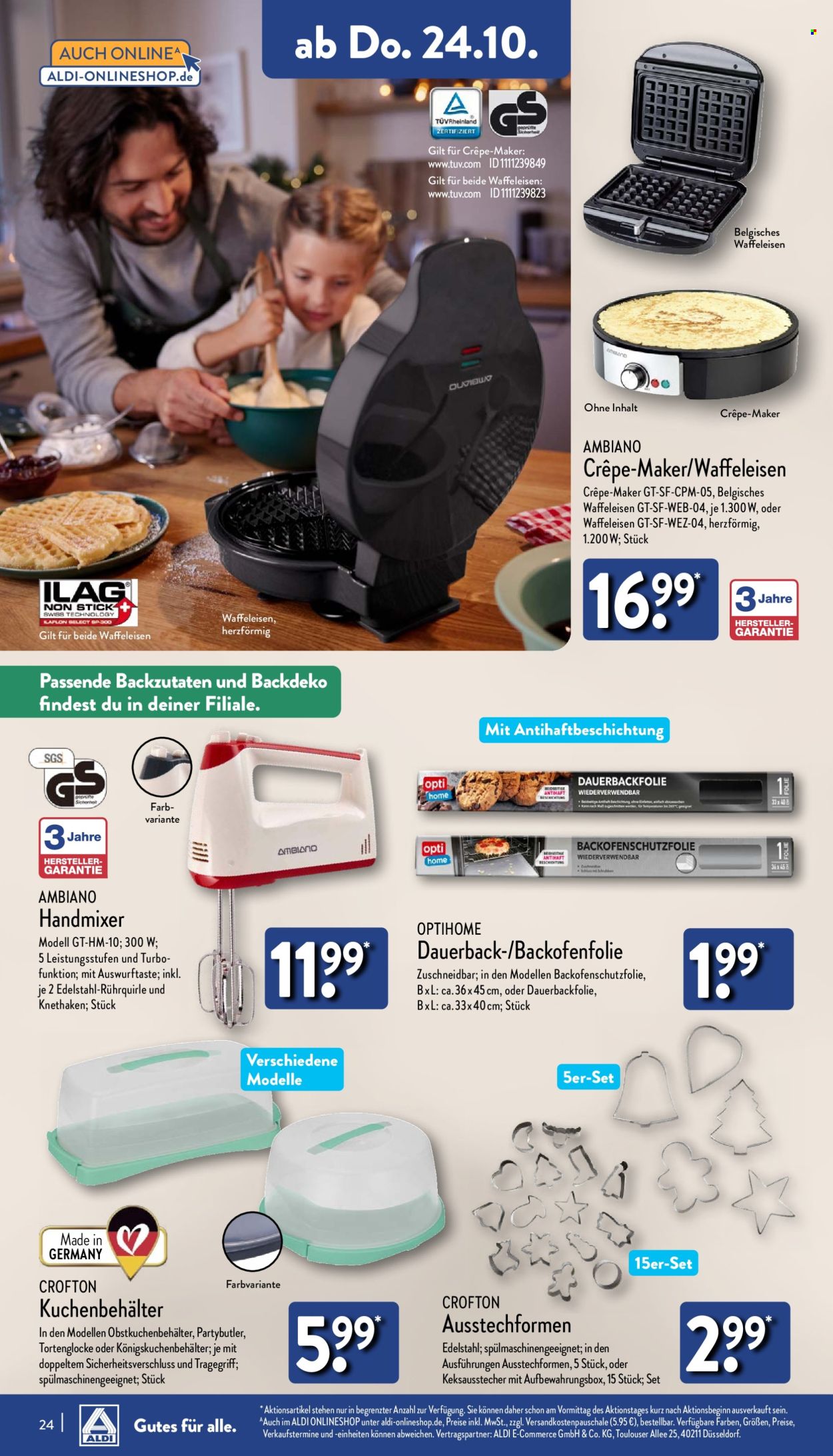 ALDI Nord Prospekte  - 21.10.2024 - 26.10.2024. Seite 24