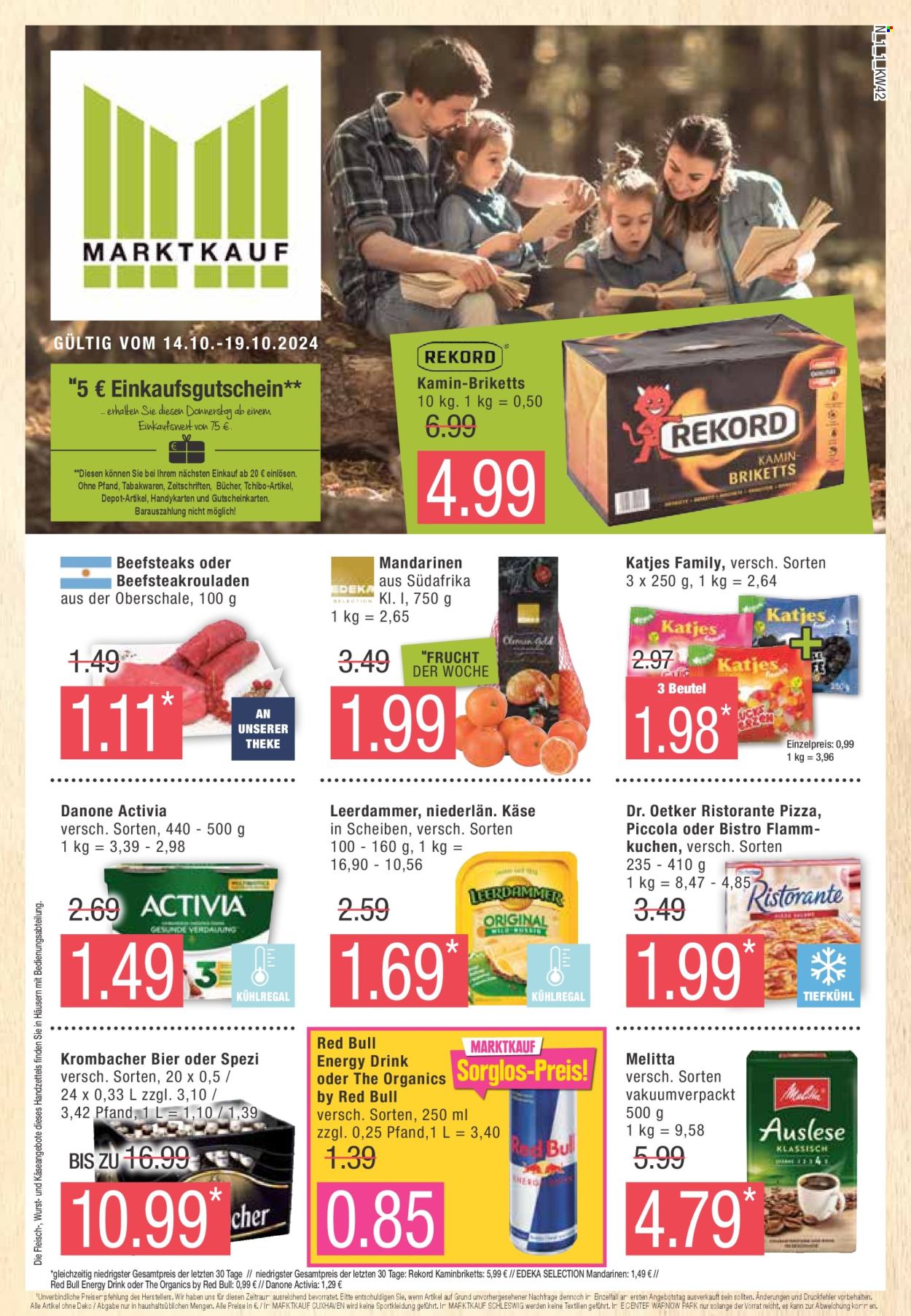 Marktkauf Prospekte  - 14.10.2024 - 19.10.2024. Seite 1