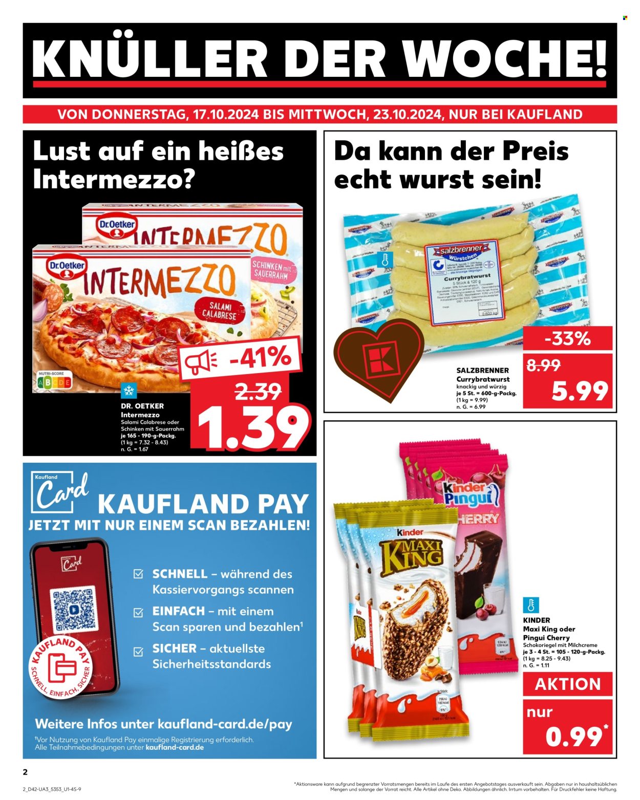 Kaufland Prospekte  - 17.10.2024 - 23.10.2024. Seite 2