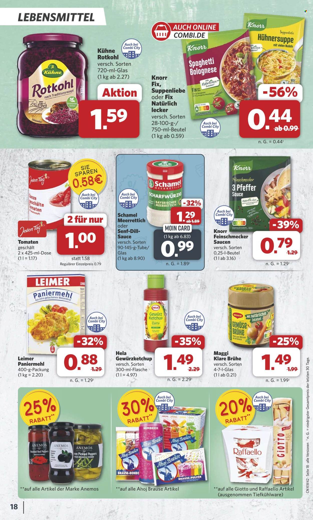 Combi Prospekte  - 17.10.2024 - 19.10.2024. Seite 18