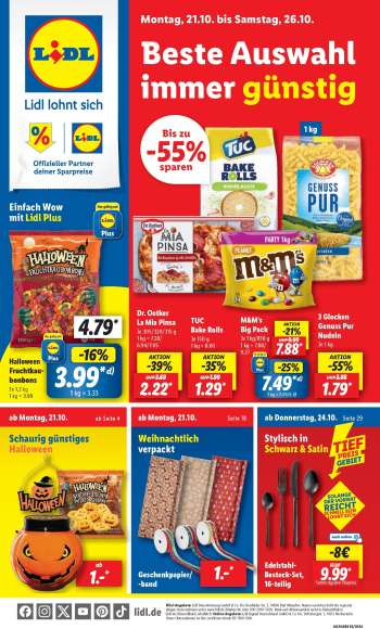 Prospekte Lidl - 21.10.2024 - 26.10.2024.