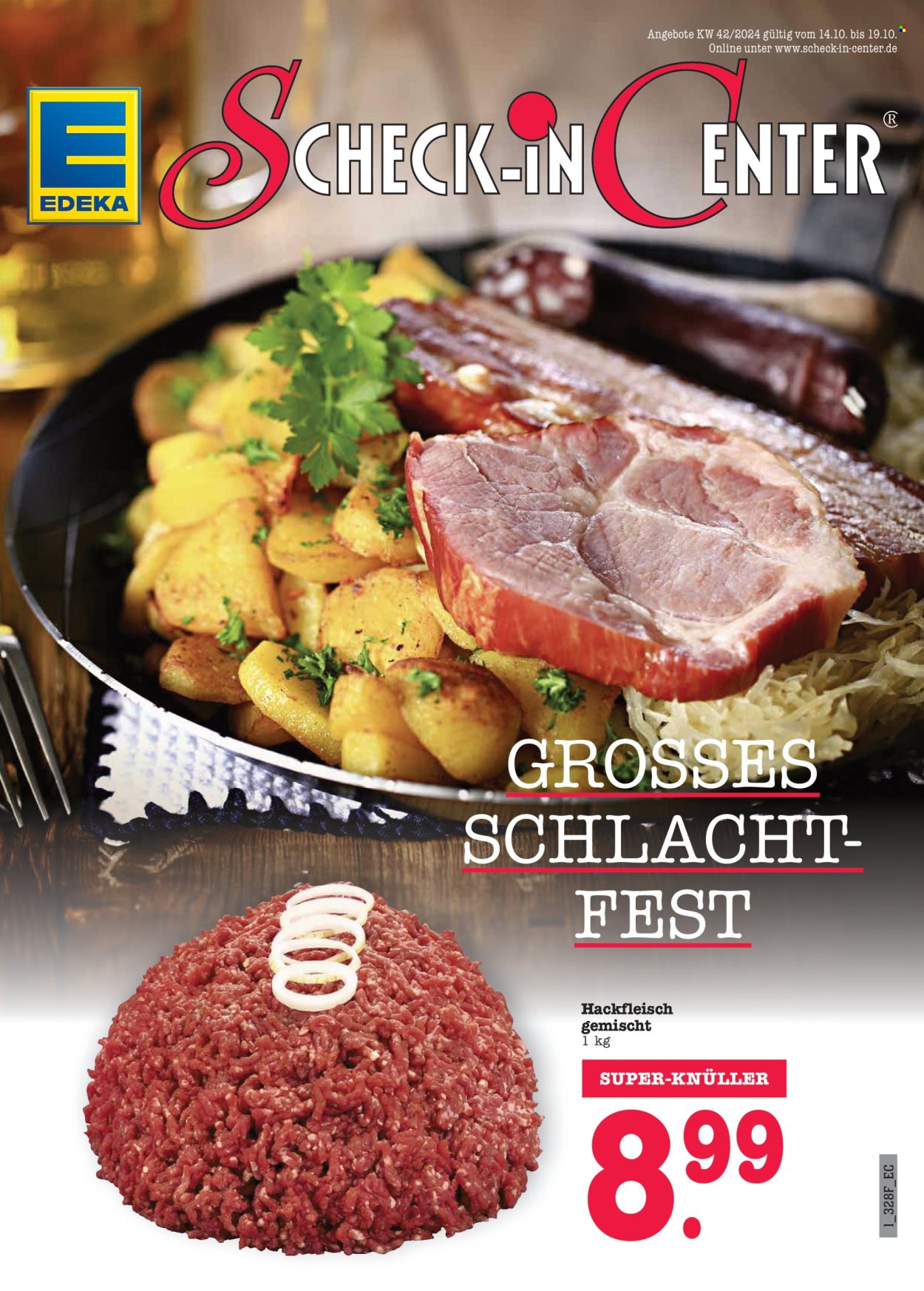 Edeka Prospekte  - 14.10.2024 - 19.10.2024. Seite 1