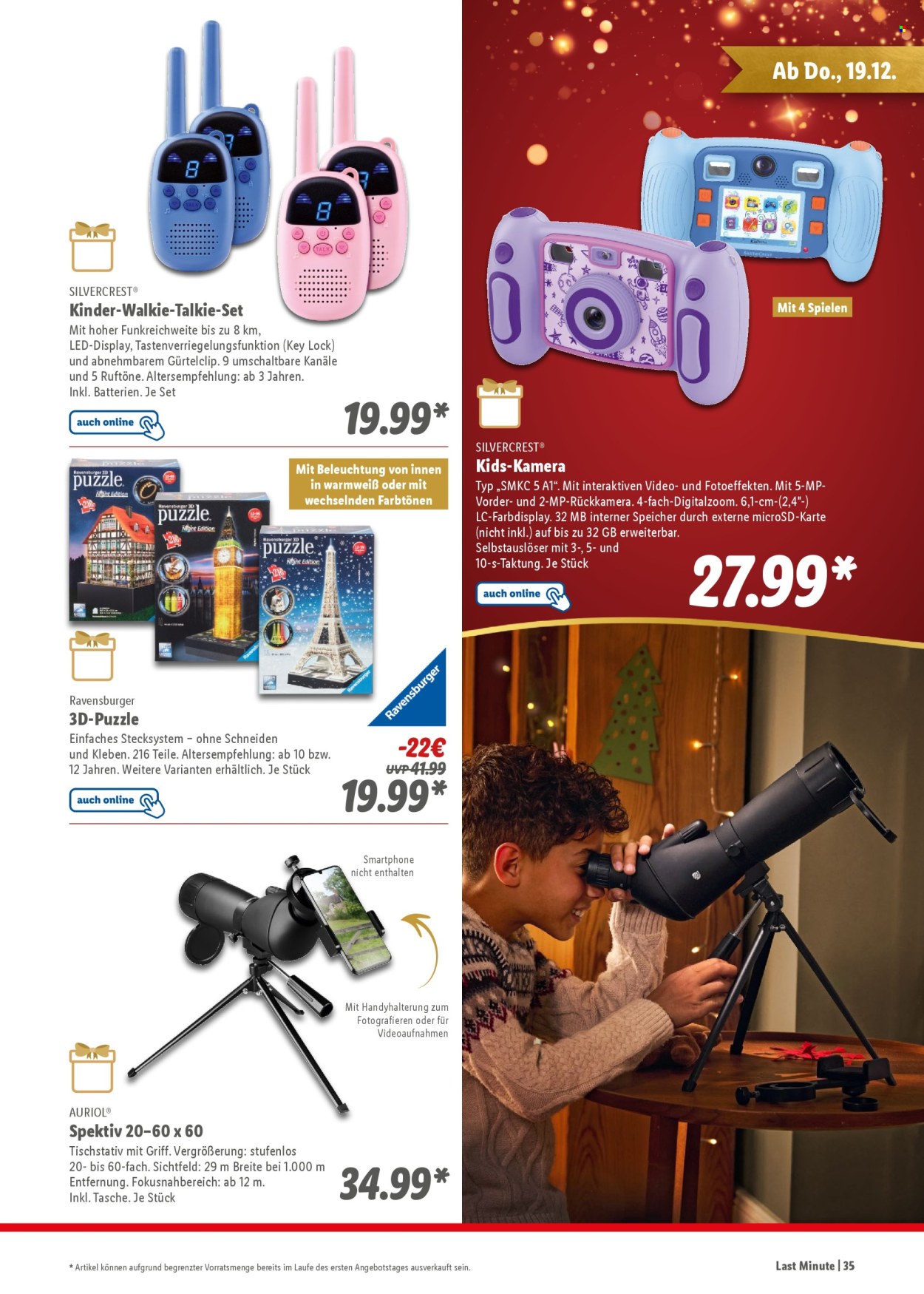 Lidl Prospekte  - 21.10.2024 - 31.12.2024. Seite 35