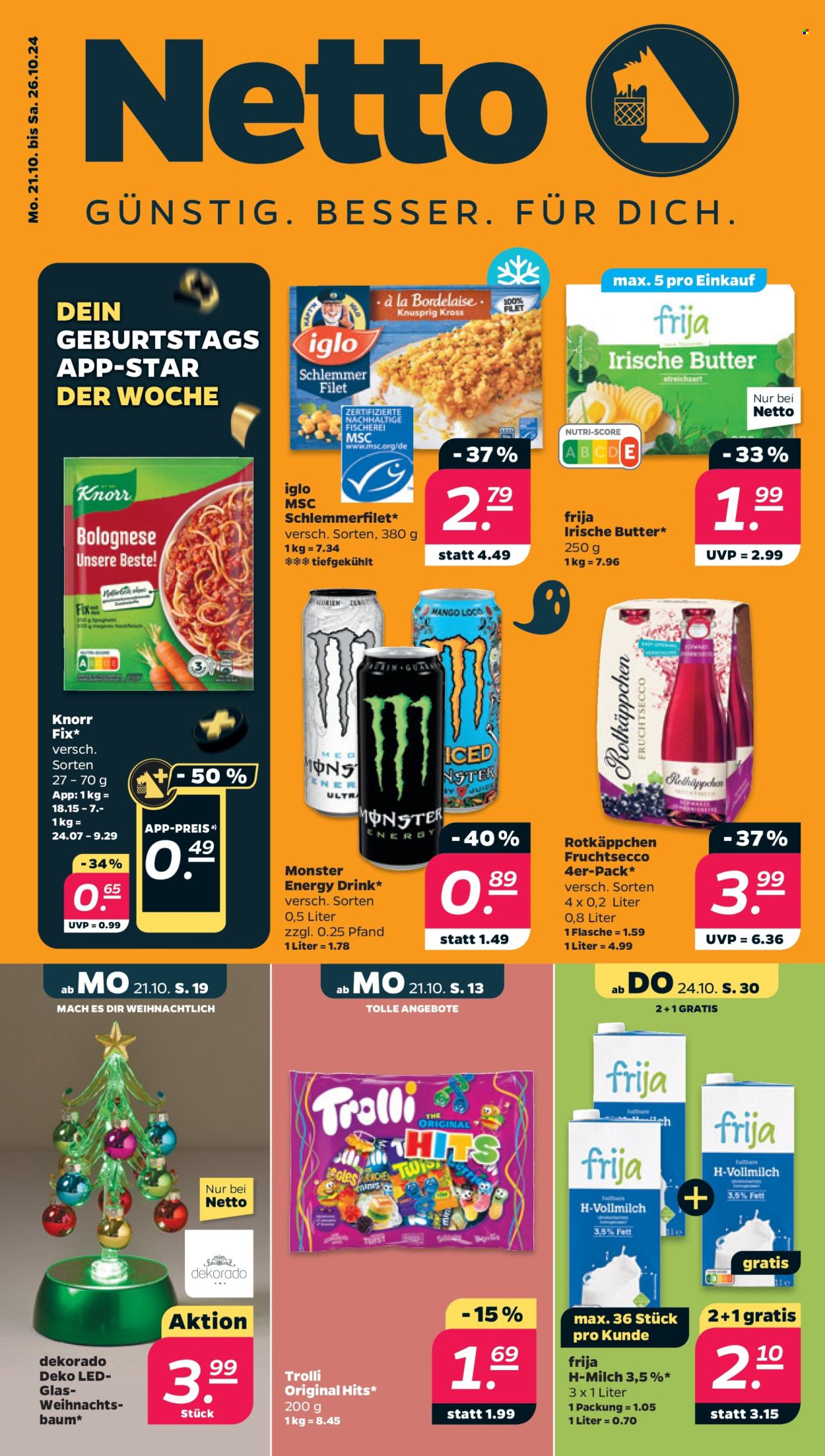 Netto Prospekte  - 21.10.2024 - 26.10.2024. Seite 1
