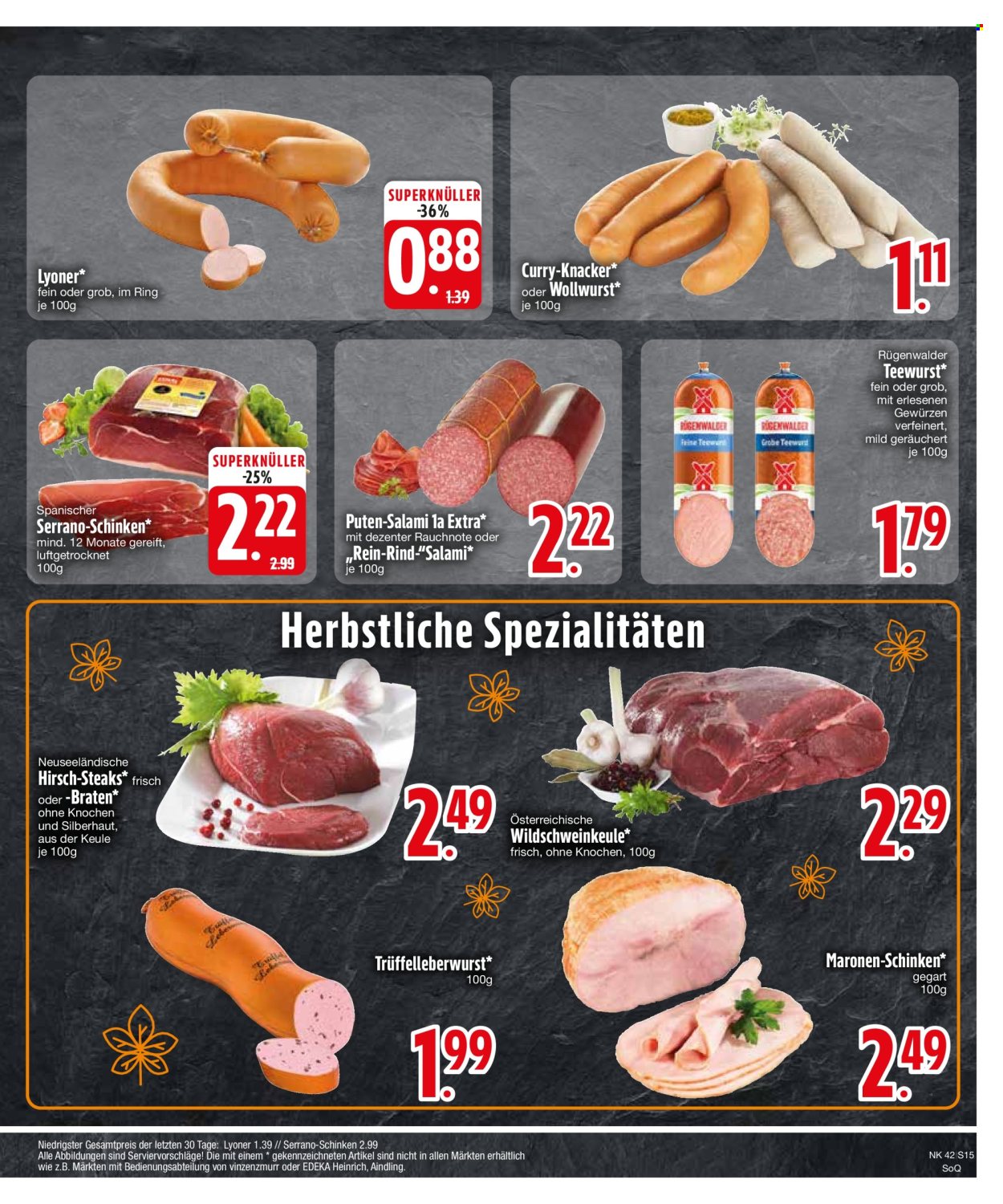 Edeka Prospekte  - 14.10.2024 - 19.10.2024. Seite 17
