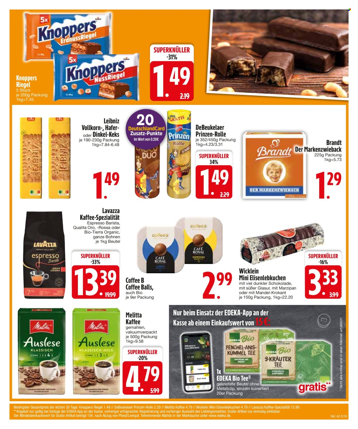 Edeka Prospekte  - 14.10.2024 - 19.10.2024. Seite 21
