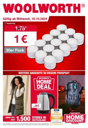 Prospekte Woolworth - 16.10.2024 - 26.10.2024.