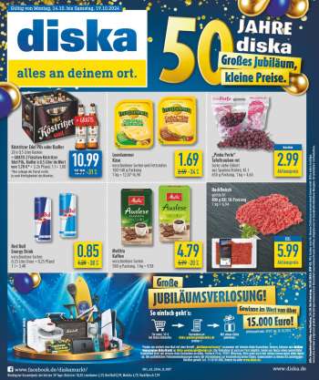Prospekte Diska - 14.10.2024 - 19.10.2024.