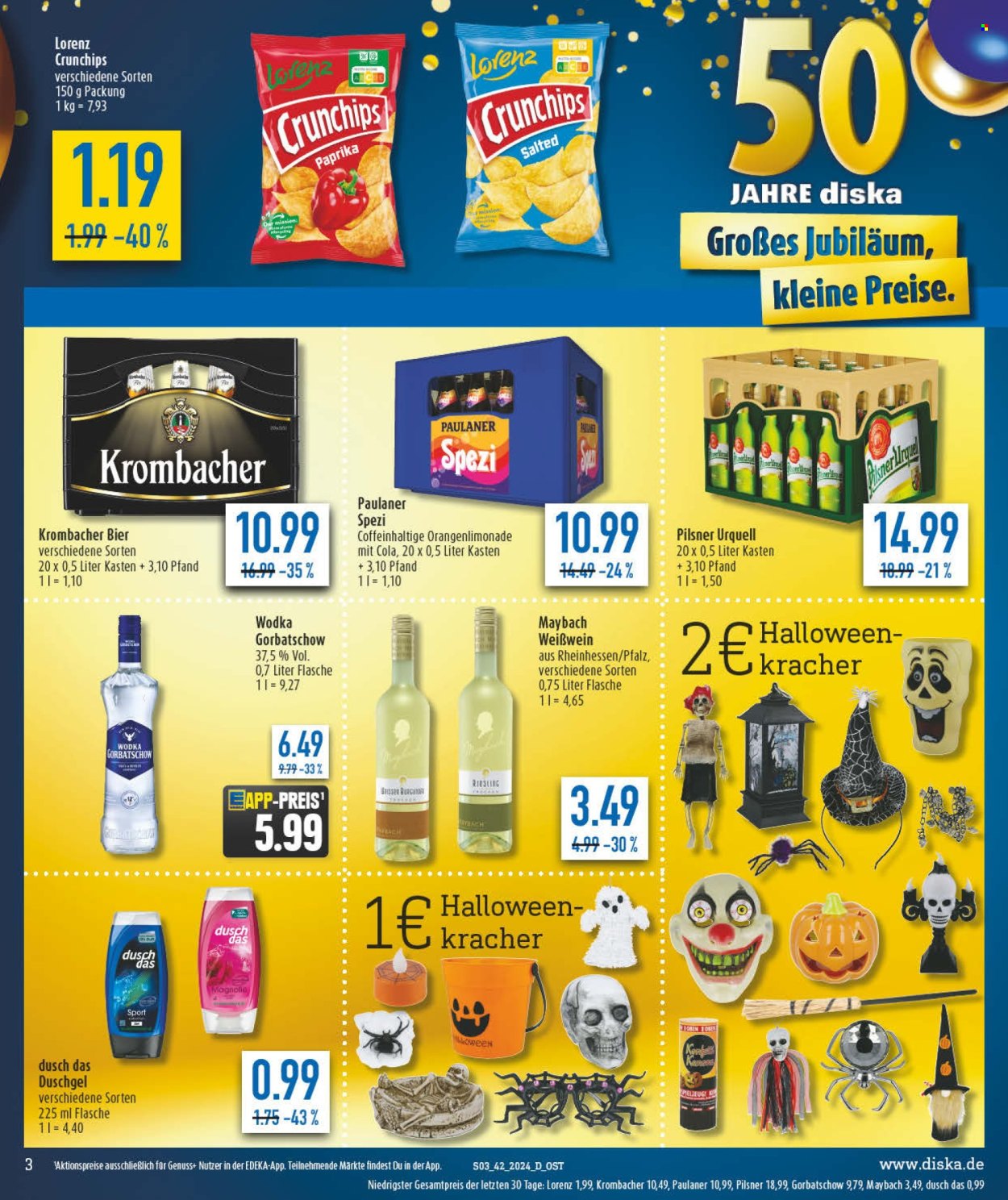 Diska Prospekte  - 14.10.2024 - 19.10.2024. Seite 3