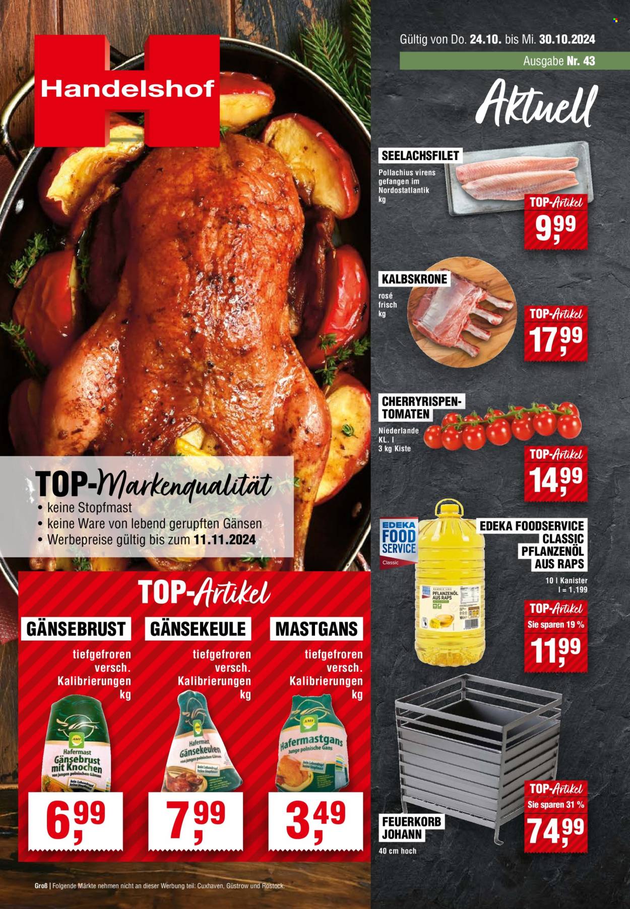 Handelshof Prospekte  - 24.10.2024 - 30.10.2024. Seite 1