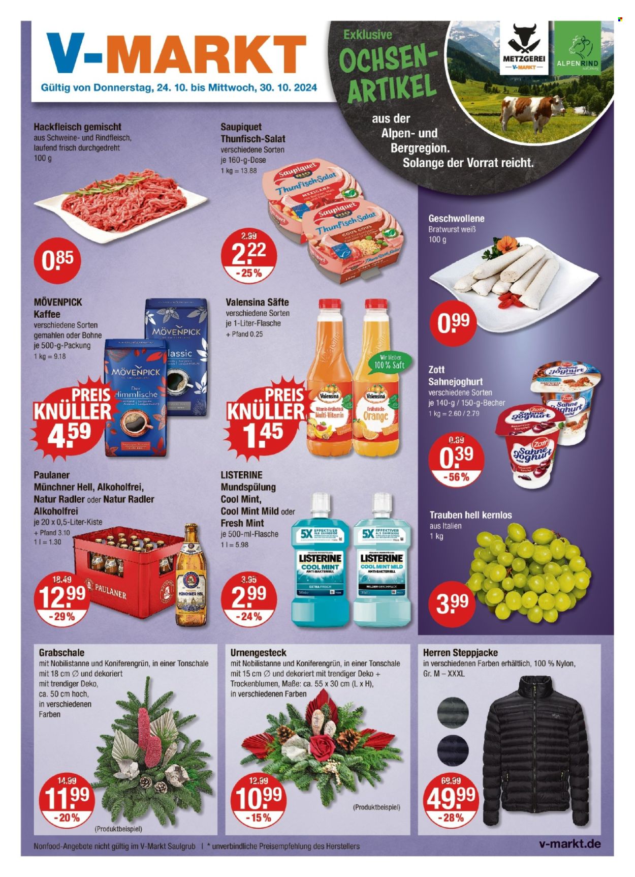 V-Markt Prospekte  - 24.10.2024 - 30.10.2024. Seite 1