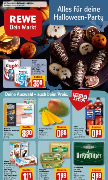 Prospekte REWE - 21.10.2024 - 26.10.2024.
