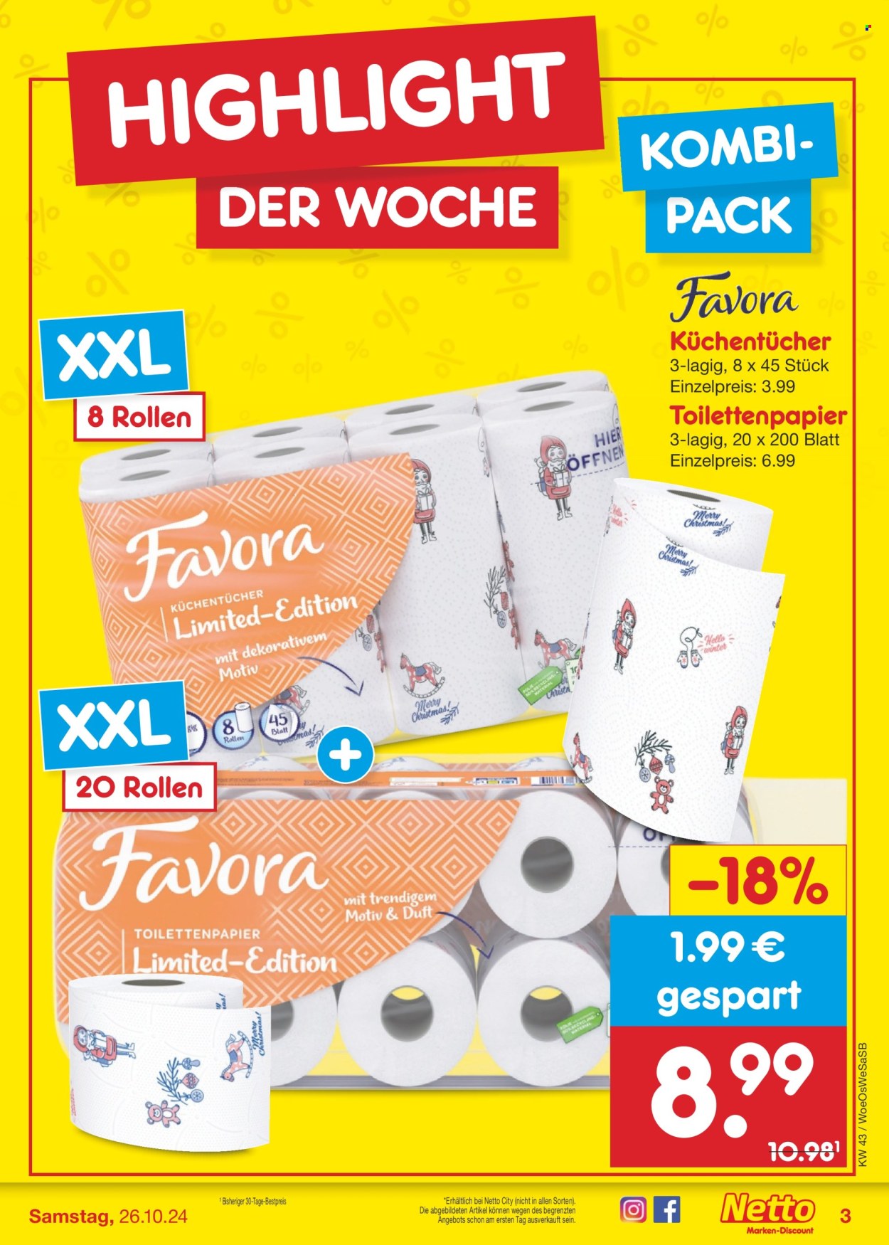 Netto Marken-Discount Prospekte  - 21.10.2024 - 26.10.2024. Seite 3