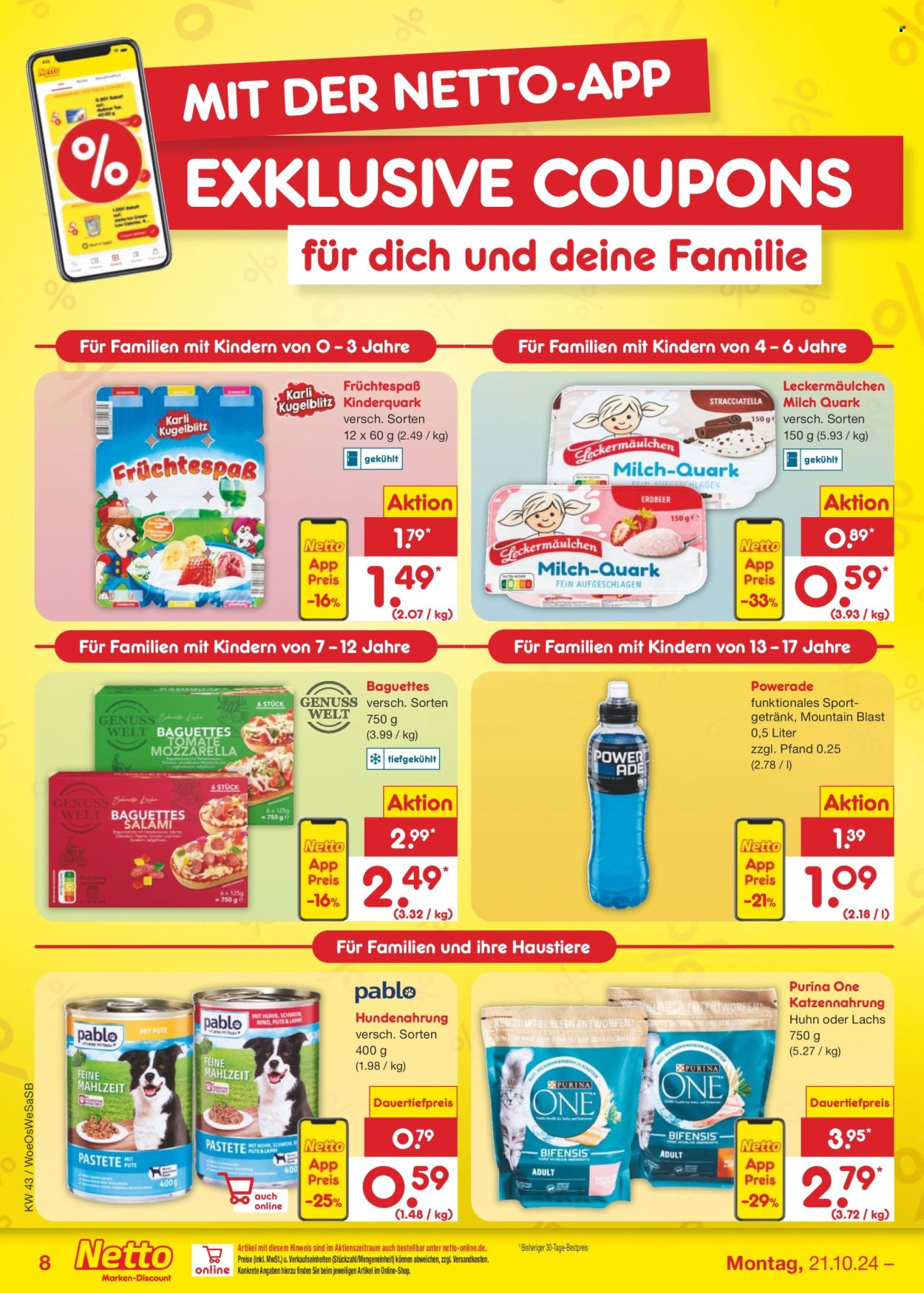 Netto Marken-Discount Prospekte  - 21.10.2024 - 26.10.2024. Seite 8