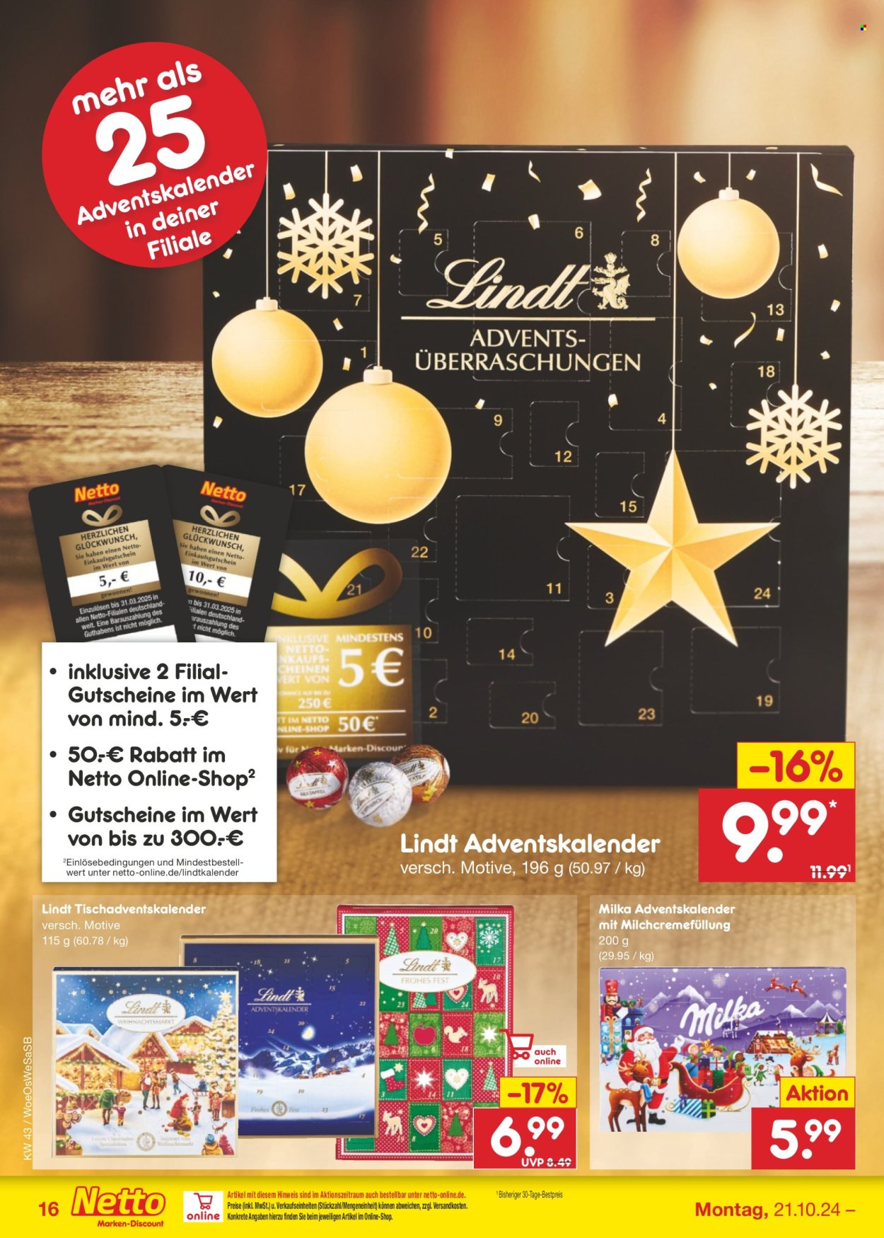 Netto Marken-Discount Prospekte  - 21.10.2024 - 26.10.2024. Seite 21