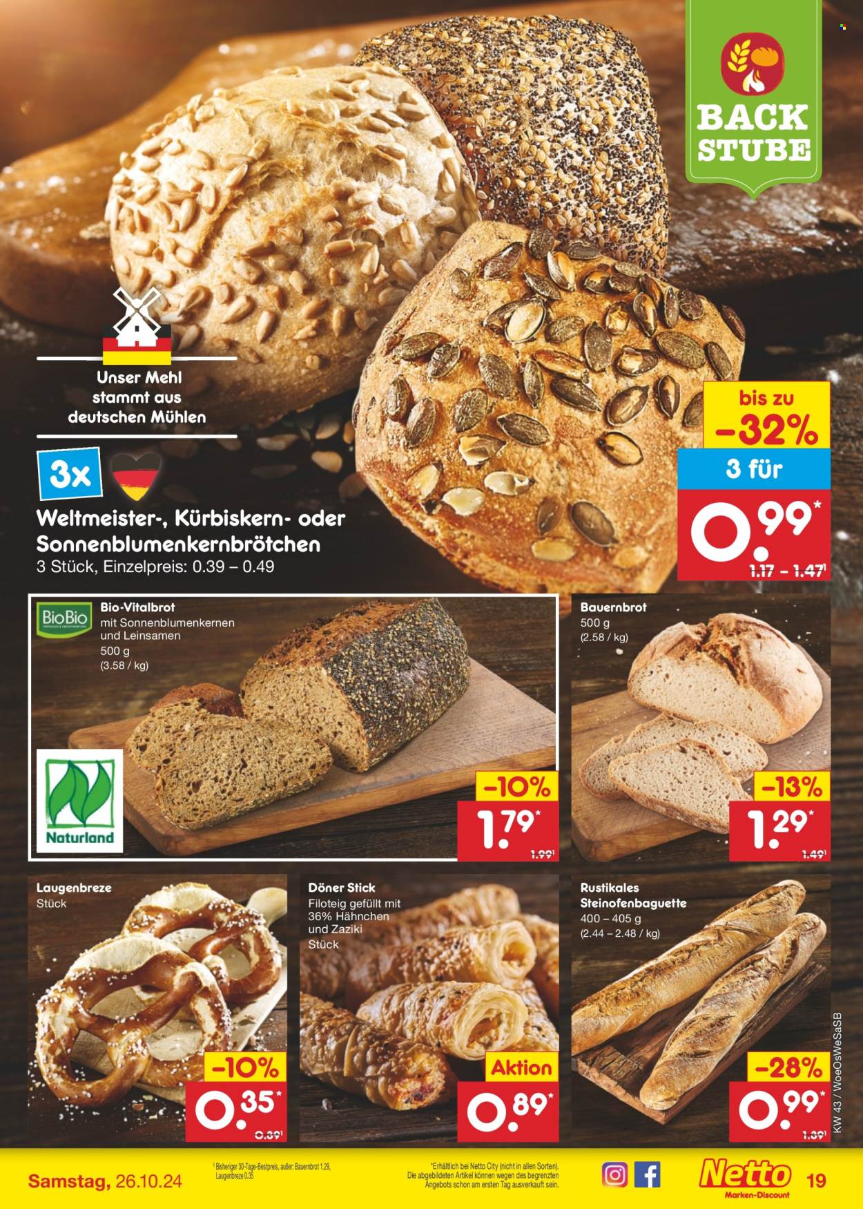Netto Marken-Discount Prospekte  - 21.10.2024 - 26.10.2024. Seite 24