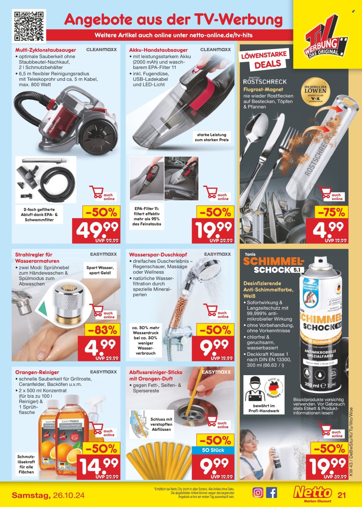 Netto Marken-Discount Prospekte  - 21.10.2024 - 26.10.2024. Seite 28