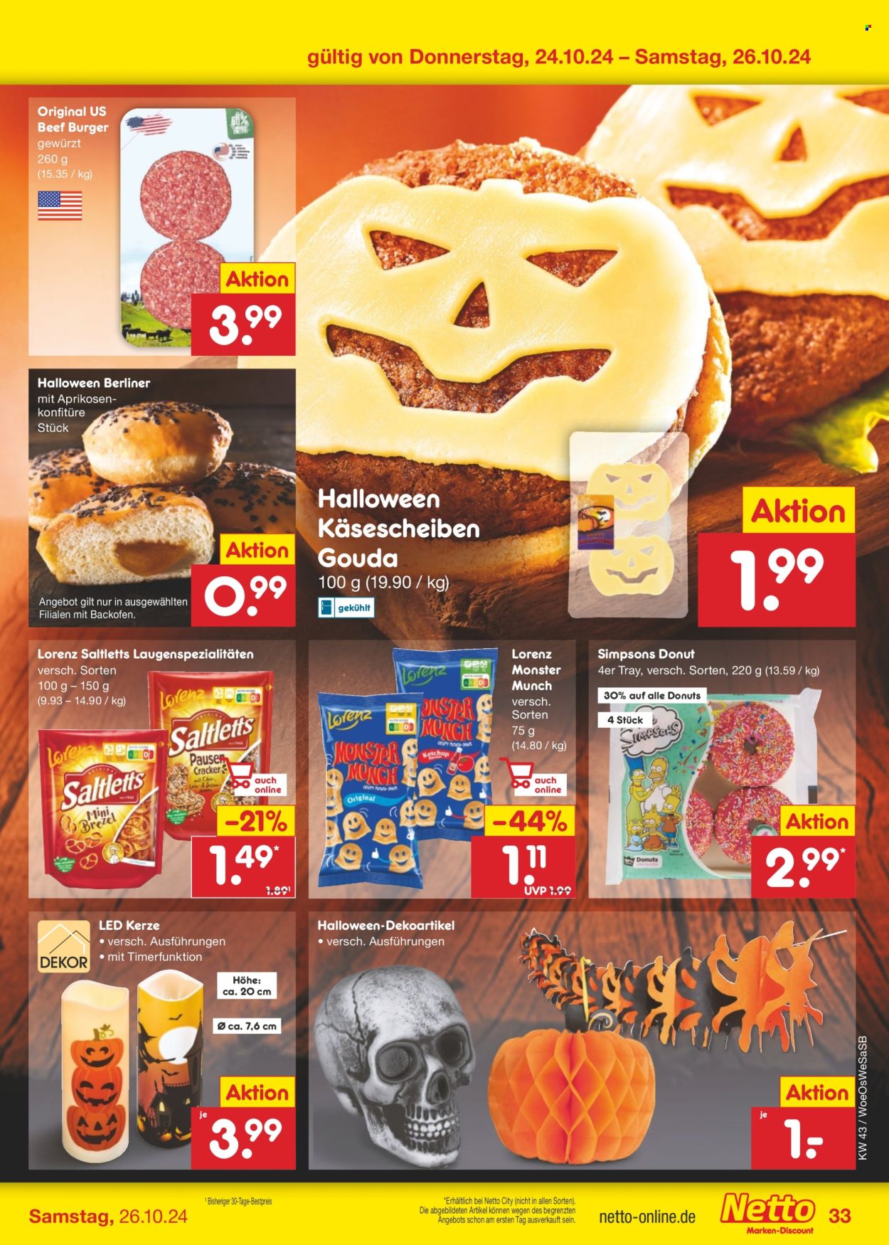 Netto Marken-Discount Prospekte  - 21.10.2024 - 26.10.2024. Seite 44