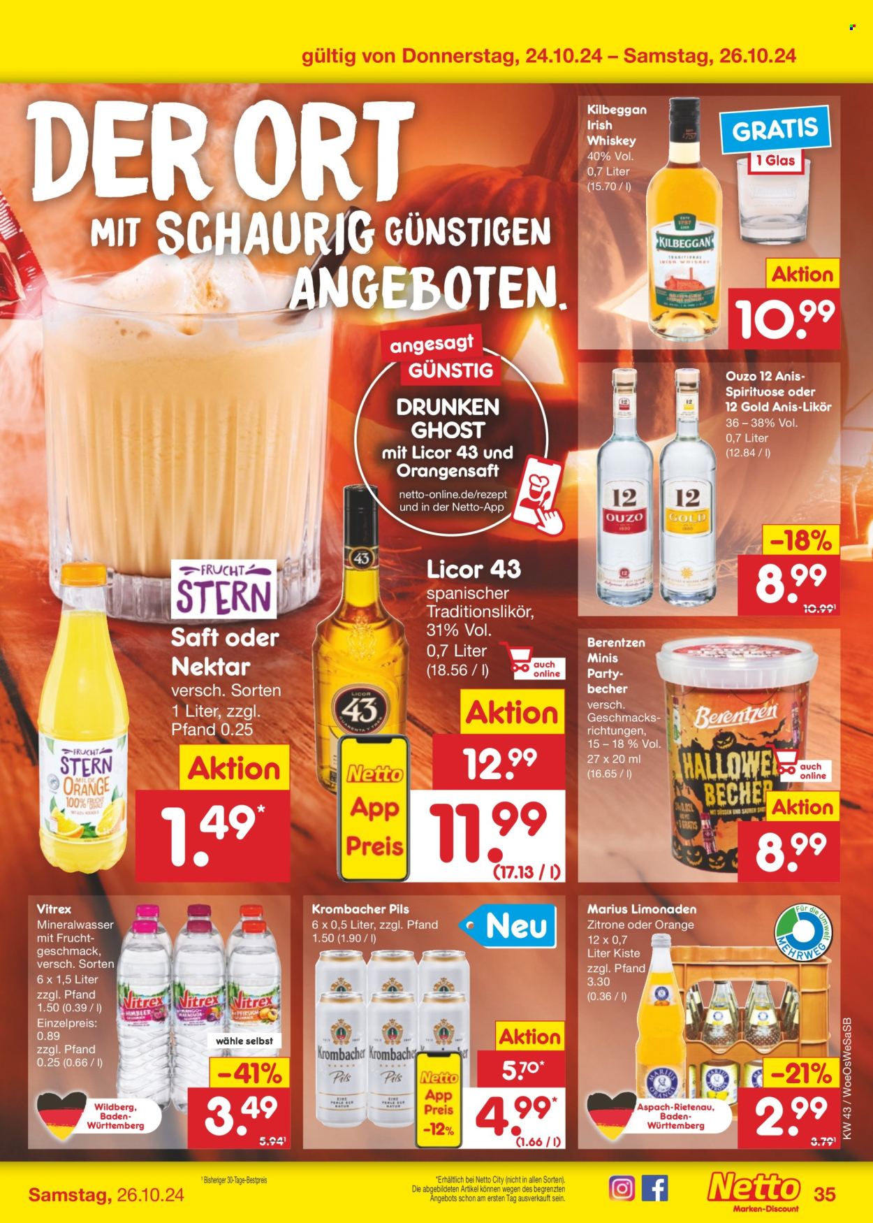Netto Marken-Discount Prospekte  - 21.10.2024 - 26.10.2024. Seite 46