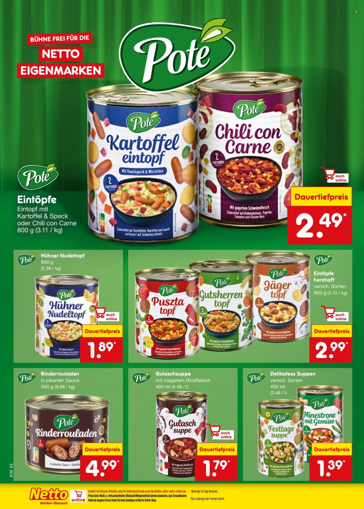 Netto Marken-Discount Prospekte  - 21.10.2024 - 26.10.2024. Seite 48