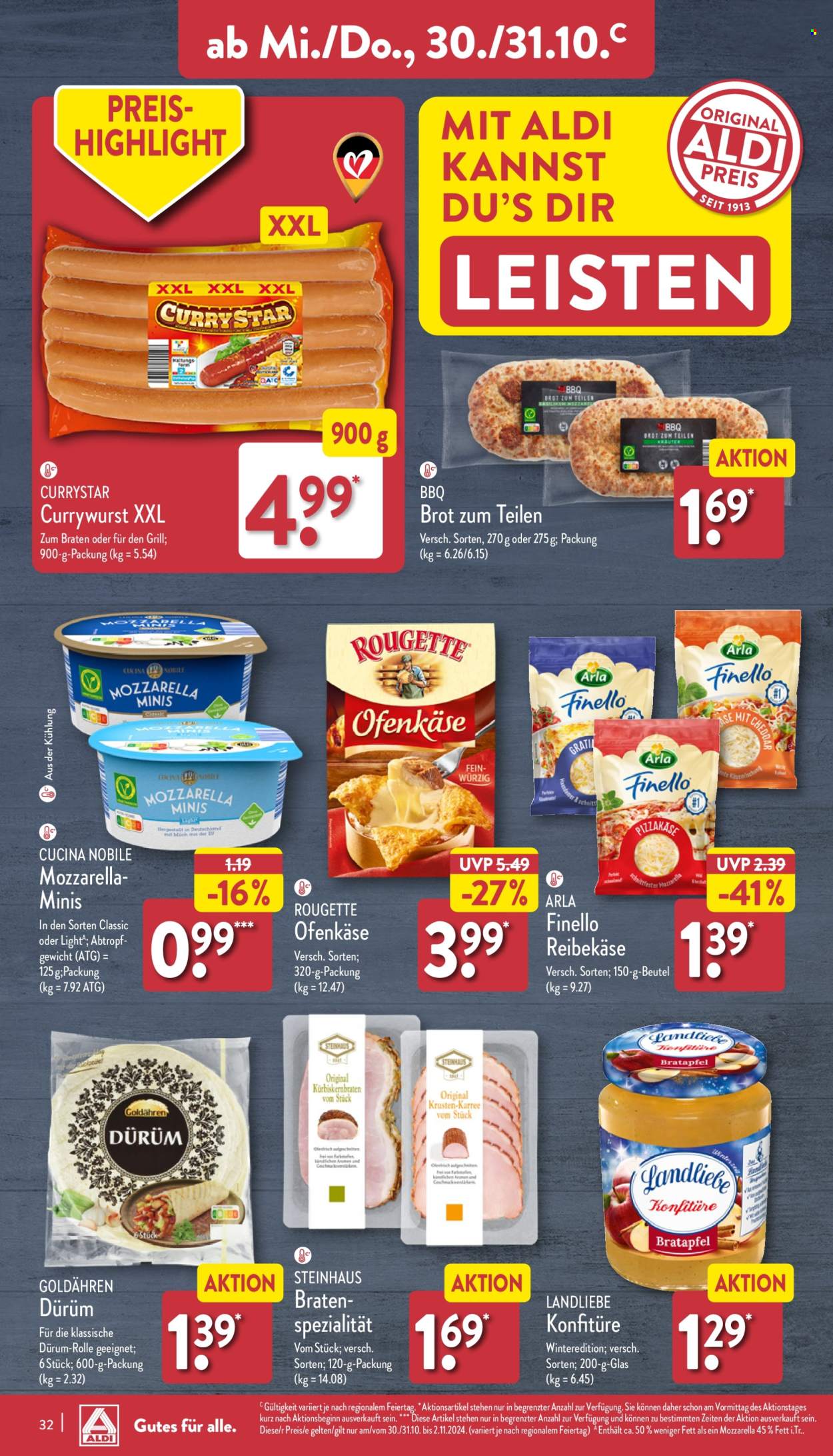 ALDI Nord Prospekte  - 28.10.2024 - 2.11.2024. Seite 32