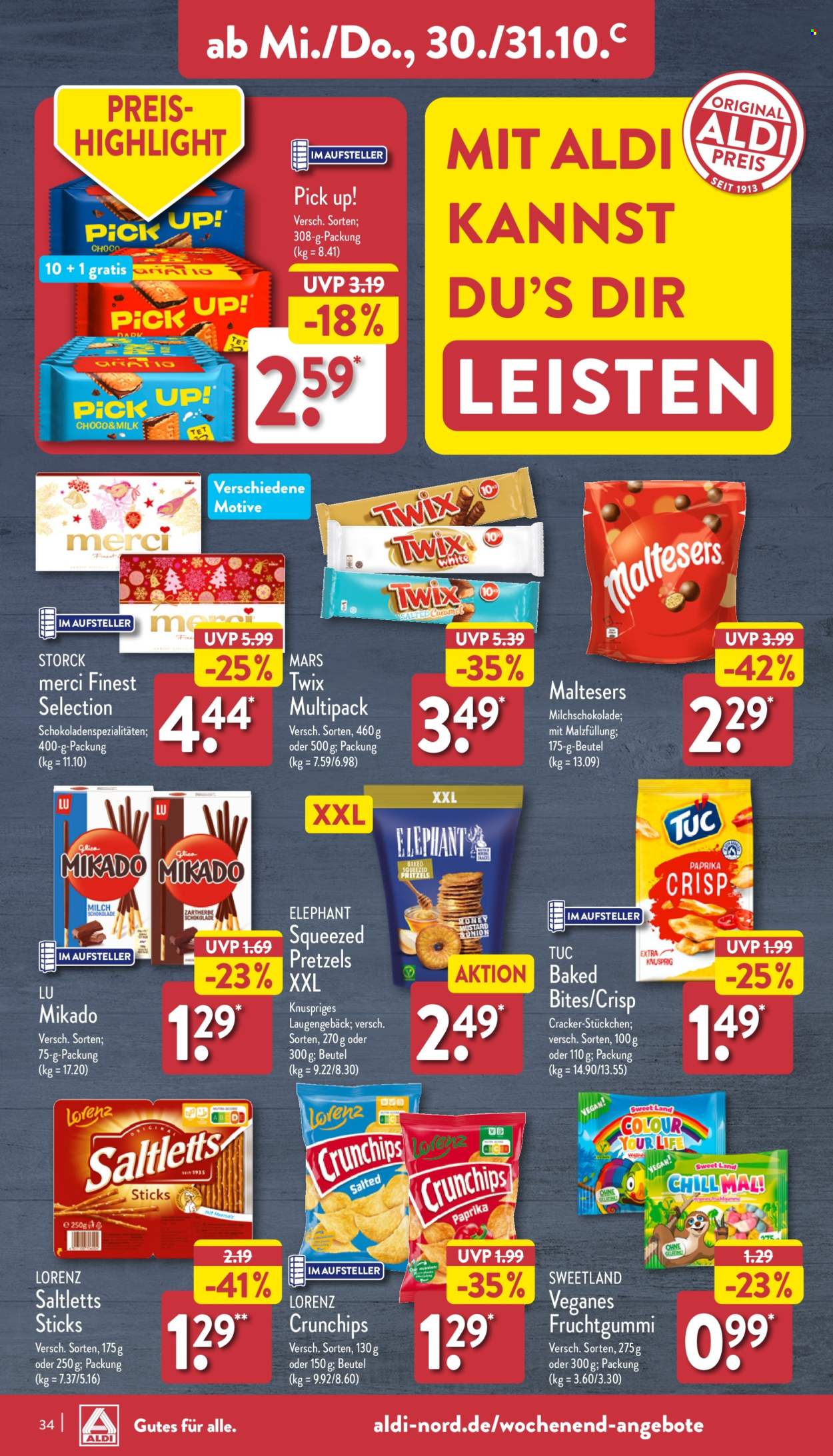 ALDI Nord Prospekte  - 28.10.2024 - 2.11.2024. Seite 34