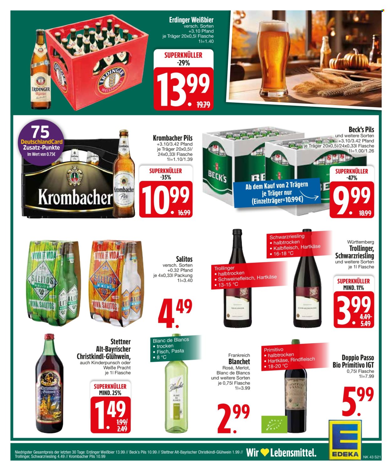 Edeka Prospekte  - 21.10.2024 - 26.10.2024. Seite 21