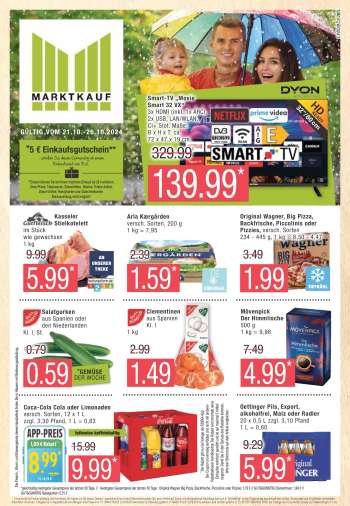 Prospekte Marktkauf - 21.10.2024 - 26.10.2024.