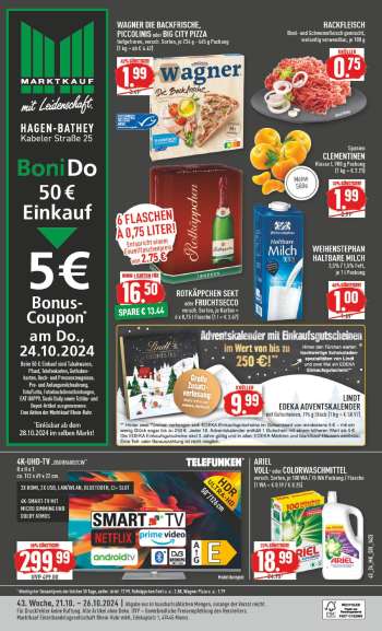 Prospekte Marktkauf - 21.10.2024 - 26.10.2024.